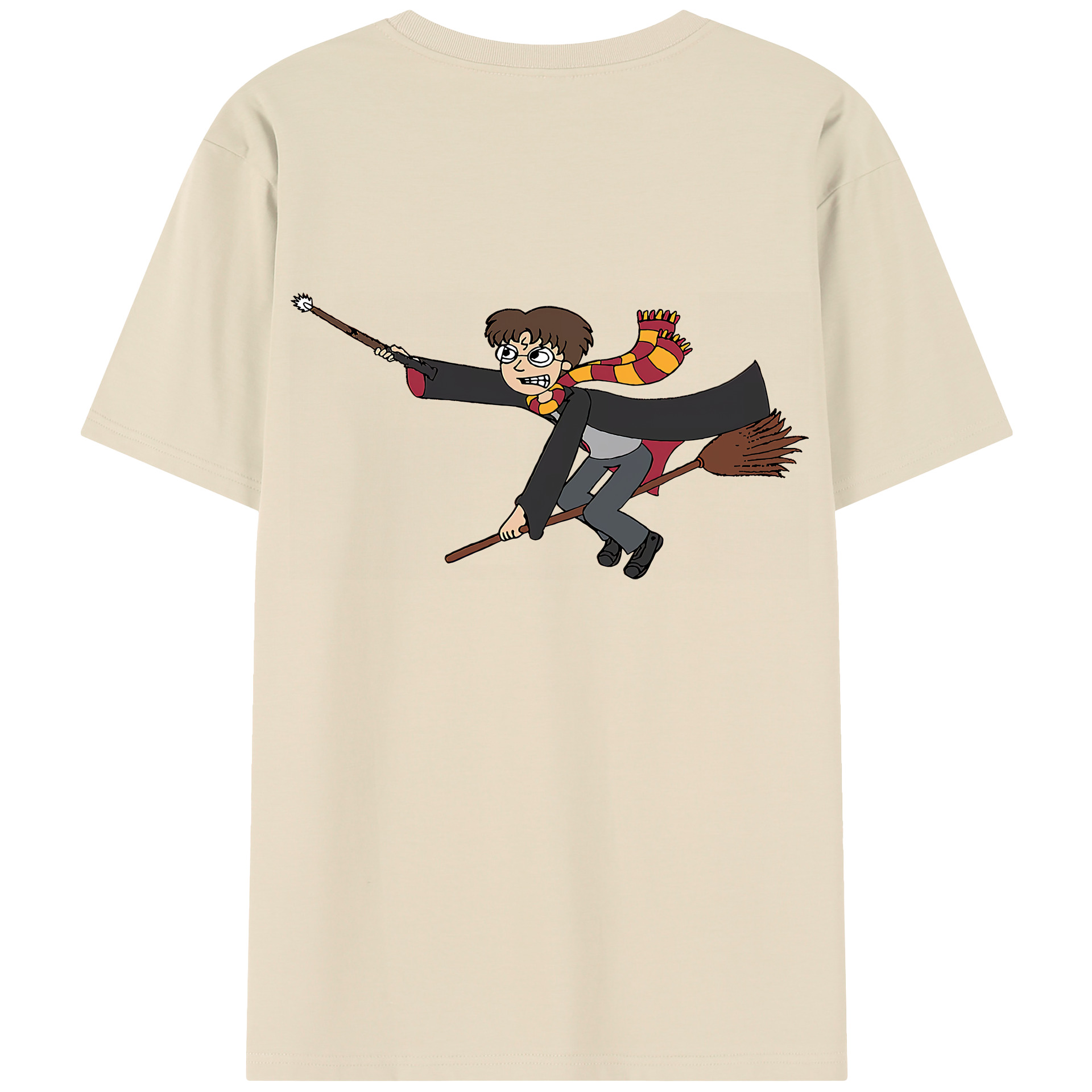 （画像用） Harry Potter ハリー・ポッターシリーズ 綿100％半袖Tシャツ（背面プリント）