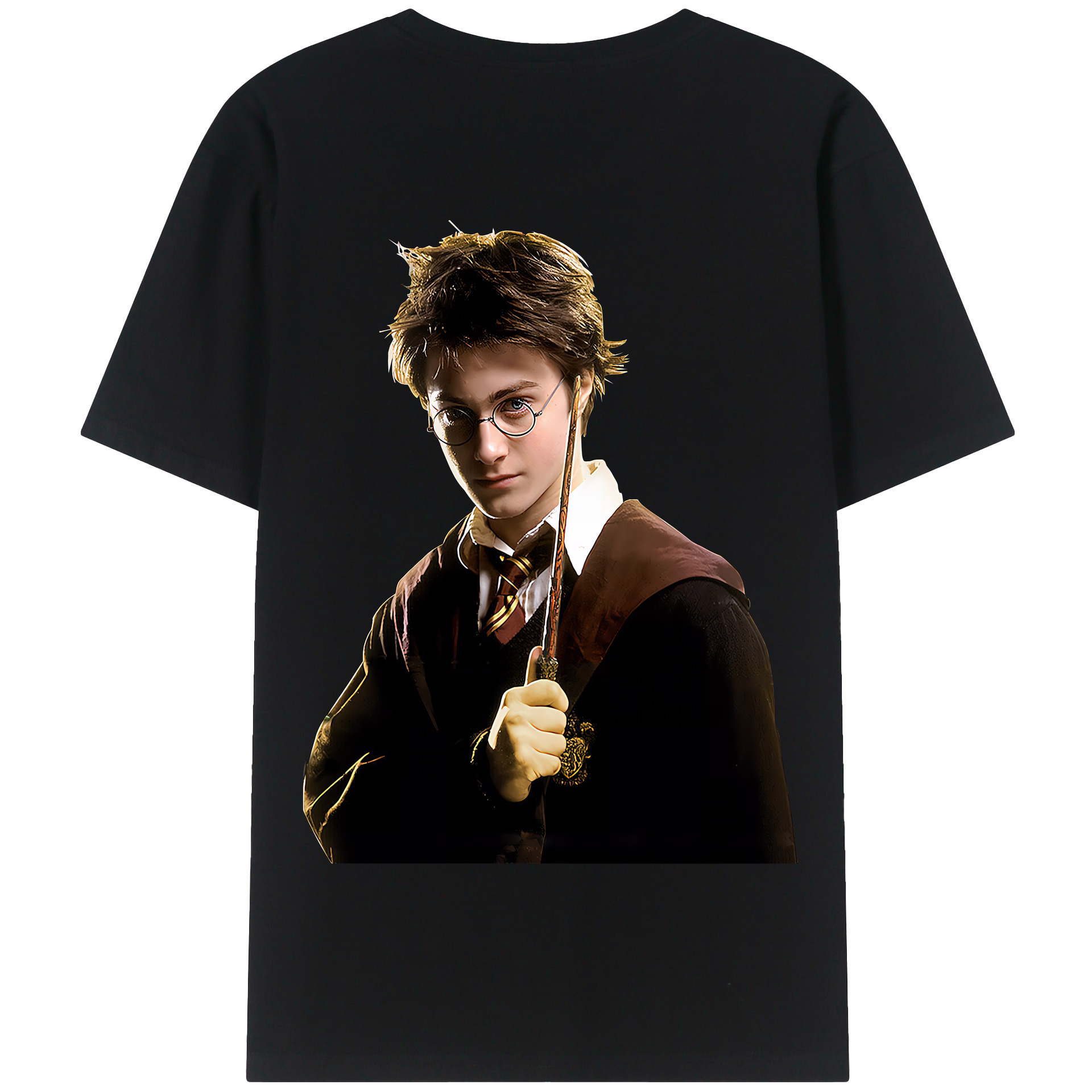 （画像用） Harry Potter ハリー・ポッターシリーズ 綿100％半袖Tシャツ（背面プリント）