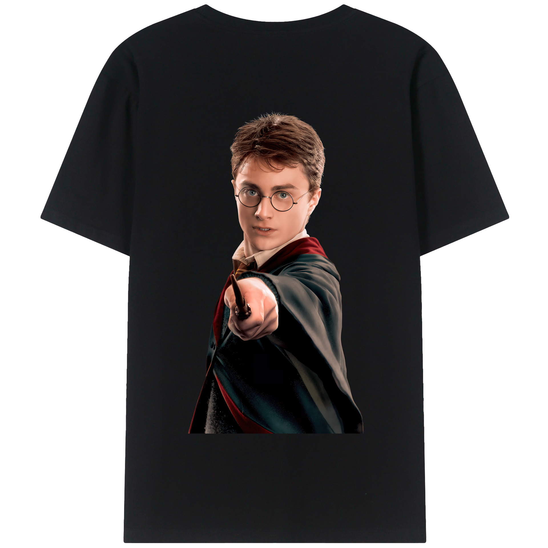 （画像用） Harry Potter ハリー・ポッターシリーズ 綿100％半袖Tシャツ（背面プリント）