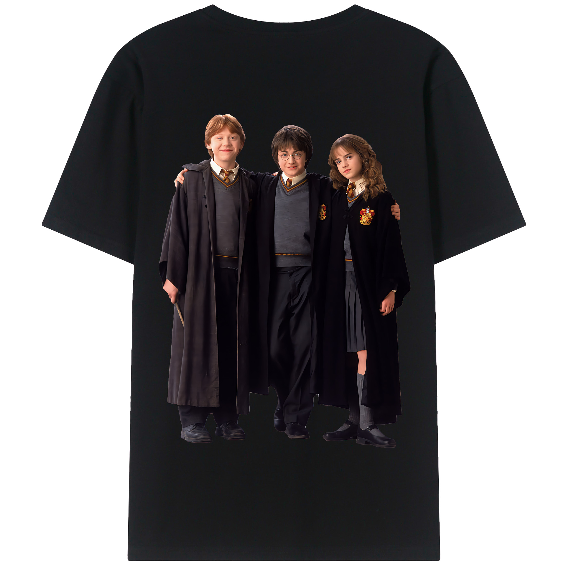 （画像用） Harry Potter ハリー・ポッターシリーズ 綿100％半袖Tシャツ（背面プリント）