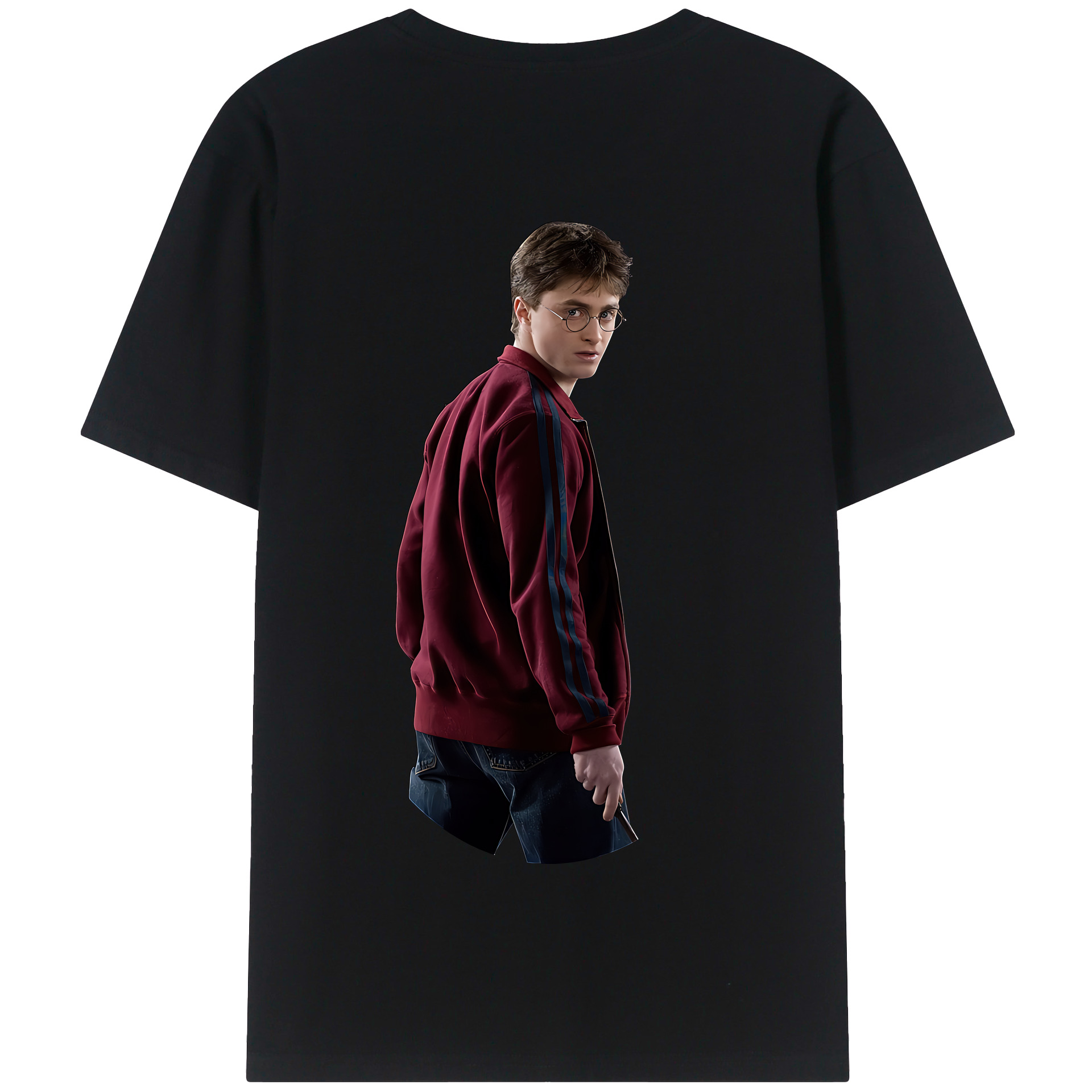 （画像用） Harry Potter ハリー・ポッターシリーズ 綿100％半袖Tシャツ（背面プリント）