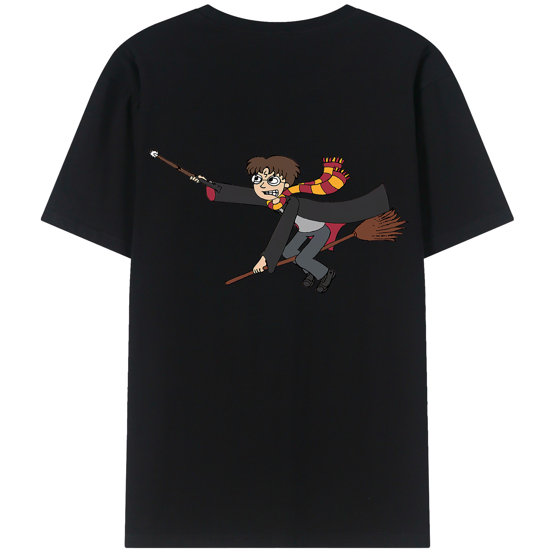 （画像用） Harry Potter ハリー・ポッターシリーズ 綿100％半袖Tシャツ（背面プリント）