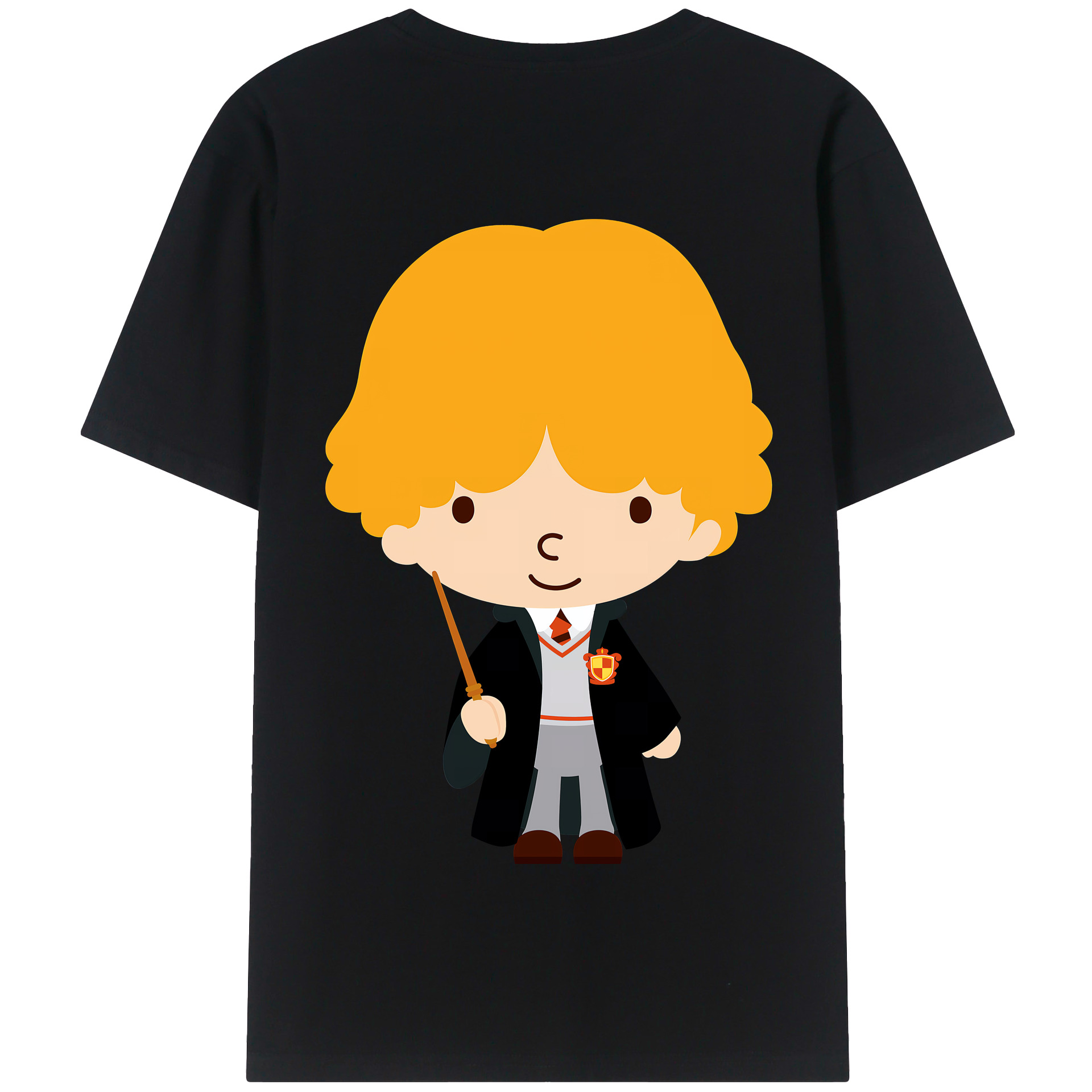 （画像用） Harry Potter ハリー・ポッターシリーズ 綿100％半袖Tシャツ（背面プリント）