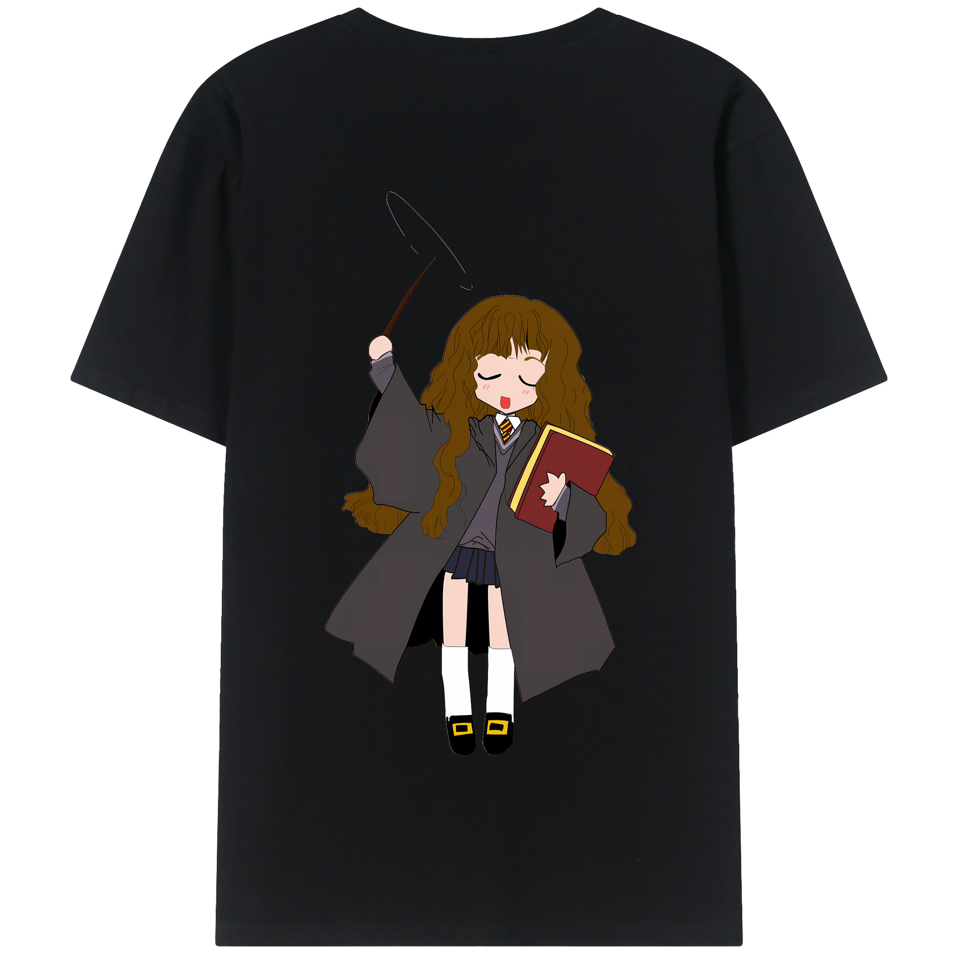 （画像用） Harry Potter ハリー・ポッターシリーズ 綿100％半袖Tシャツ（背面プリント）