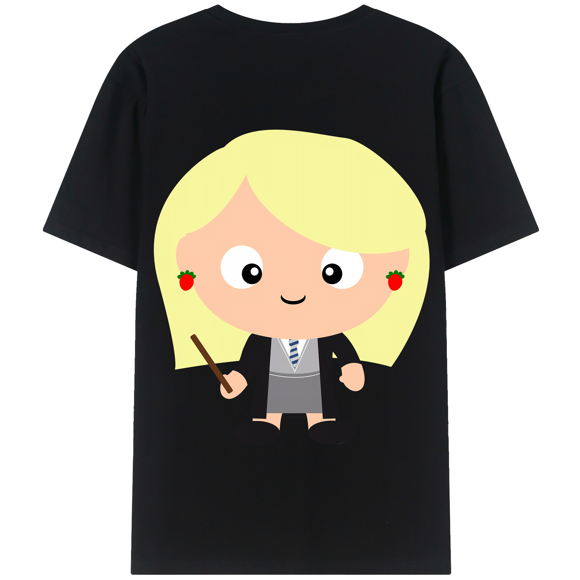 （画像用） Harry Potter ハリー・ポッターシリーズ 綿100％半袖Tシャツ（背面プリント）
