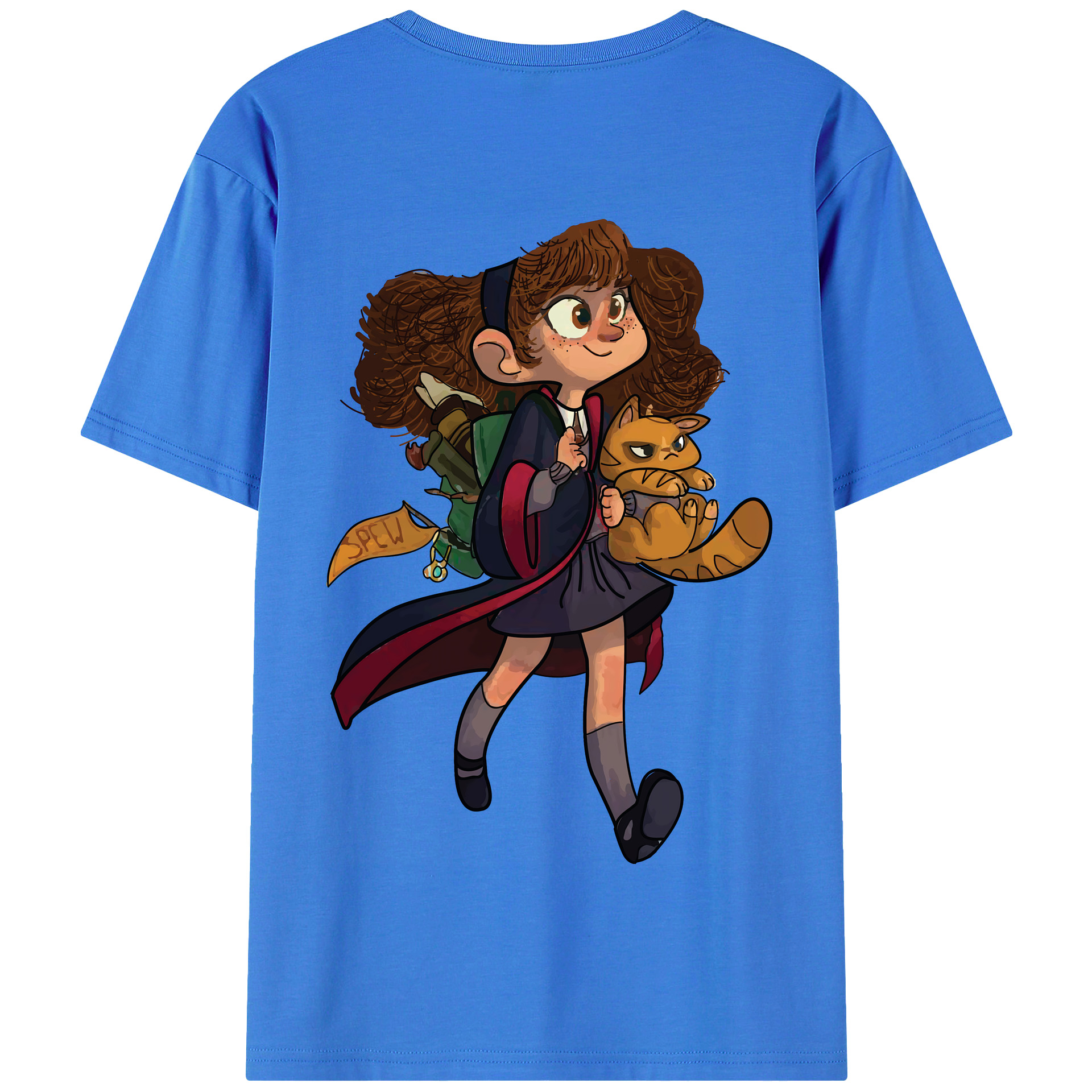 （画像用） Harry Potter ハリー・ポッターシリーズ 綿100％半袖Tシャツ（背面プリント）