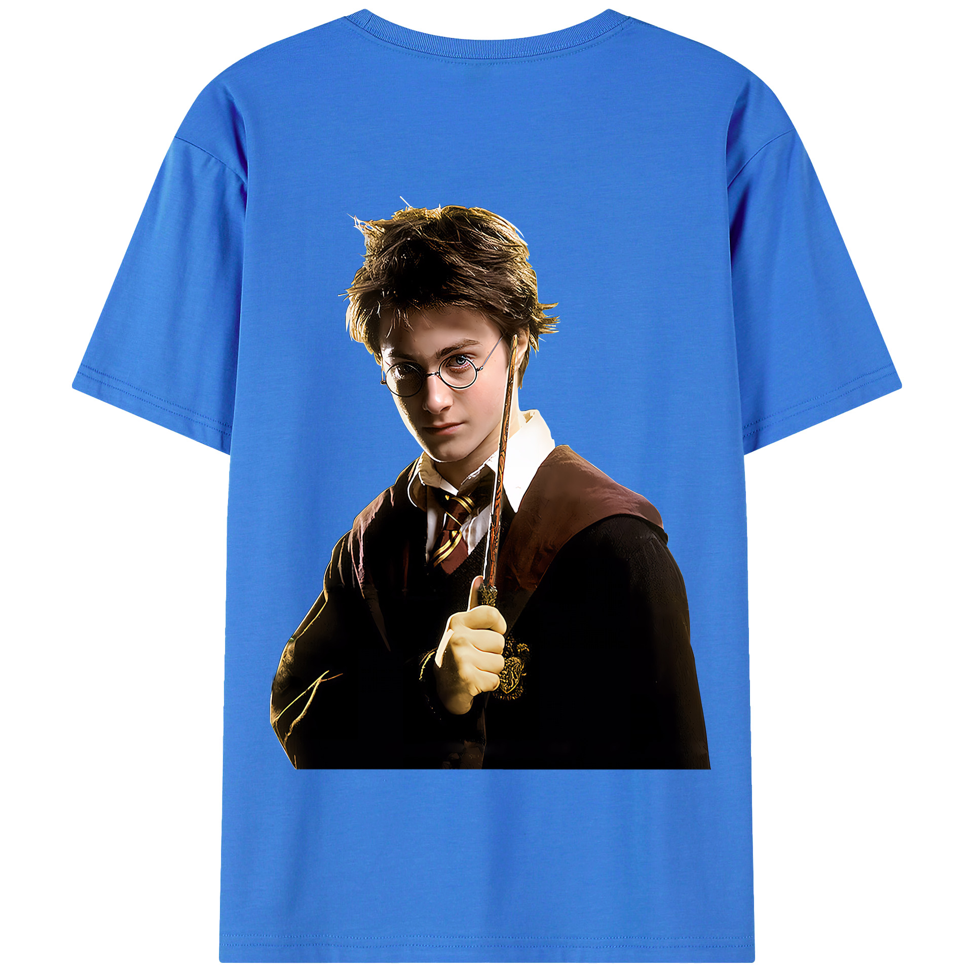 （画像用） Harry Potter ハリー・ポッターシリーズ 綿100％半袖Tシャツ（背面プリント）