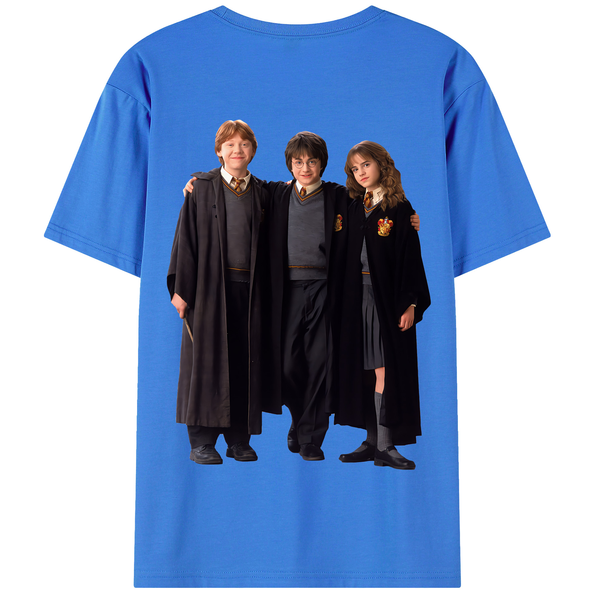 （画像用） Harry Potter ハリー・ポッターシリーズ 綿100％半袖Tシャツ（背面プリント）
