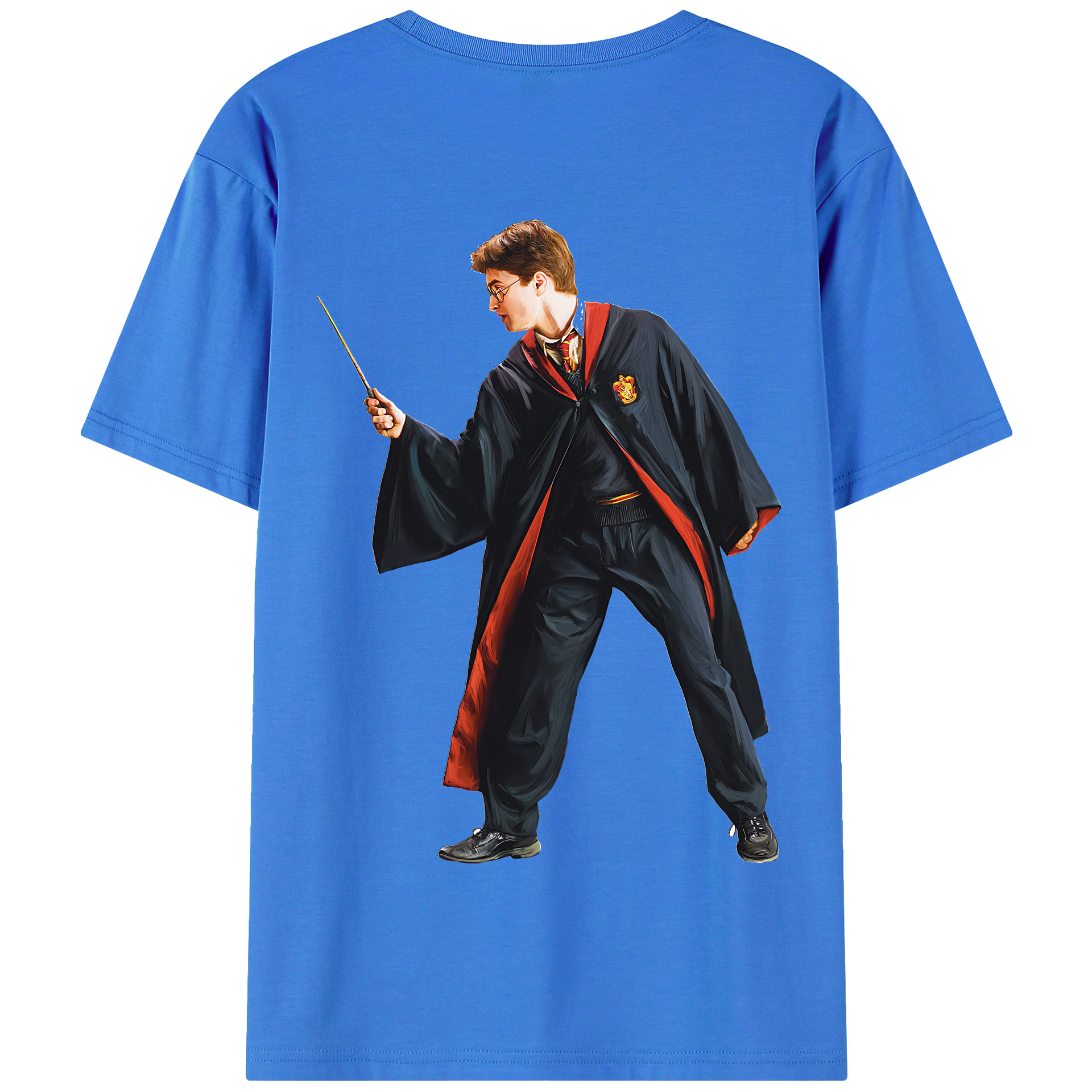 （画像用） Harry Potter ハリー・ポッターシリーズ 綿100％半袖Tシャツ（背面プリント）