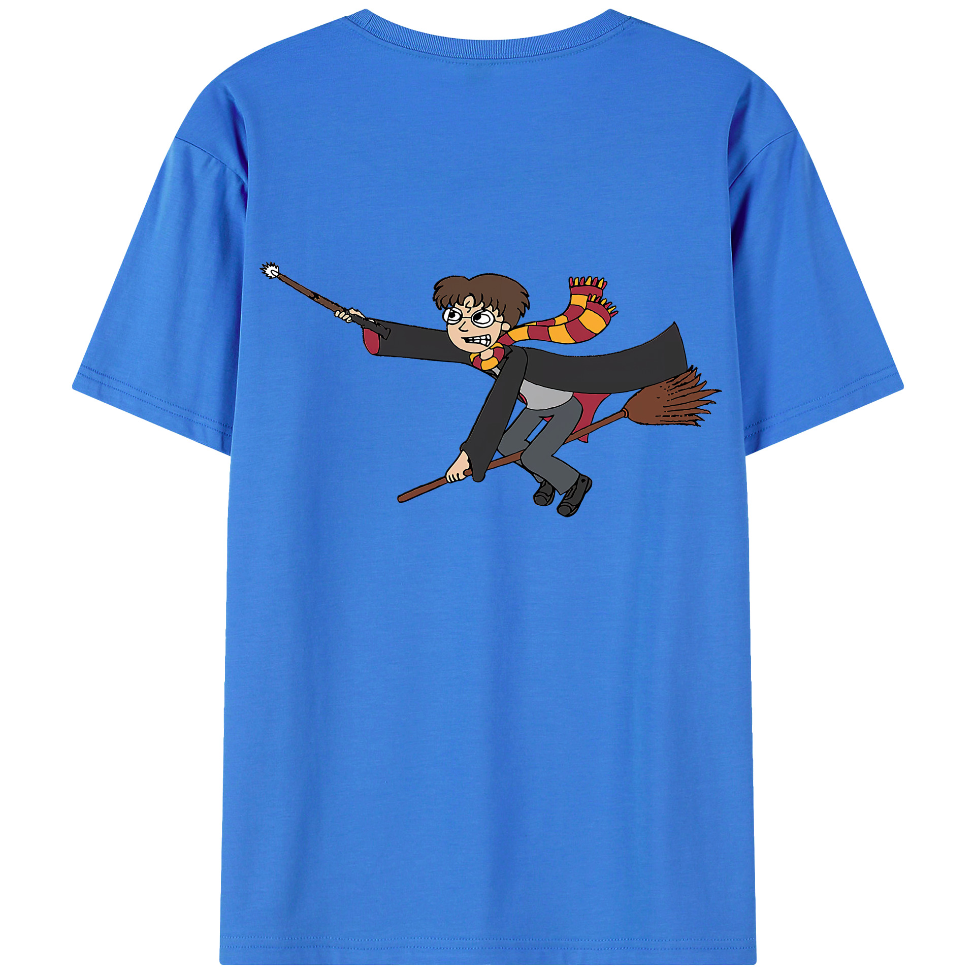 （画像用） Harry Potter ハリー・ポッターシリーズ 綿100％半袖Tシャツ（背面プリント）