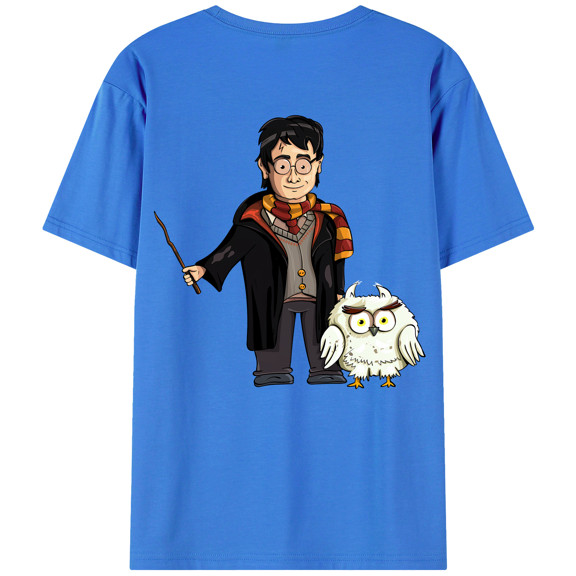 （画像用） Harry Potter ハリー・ポッターシリーズ 綿100％半袖Tシャツ（背面プリント）