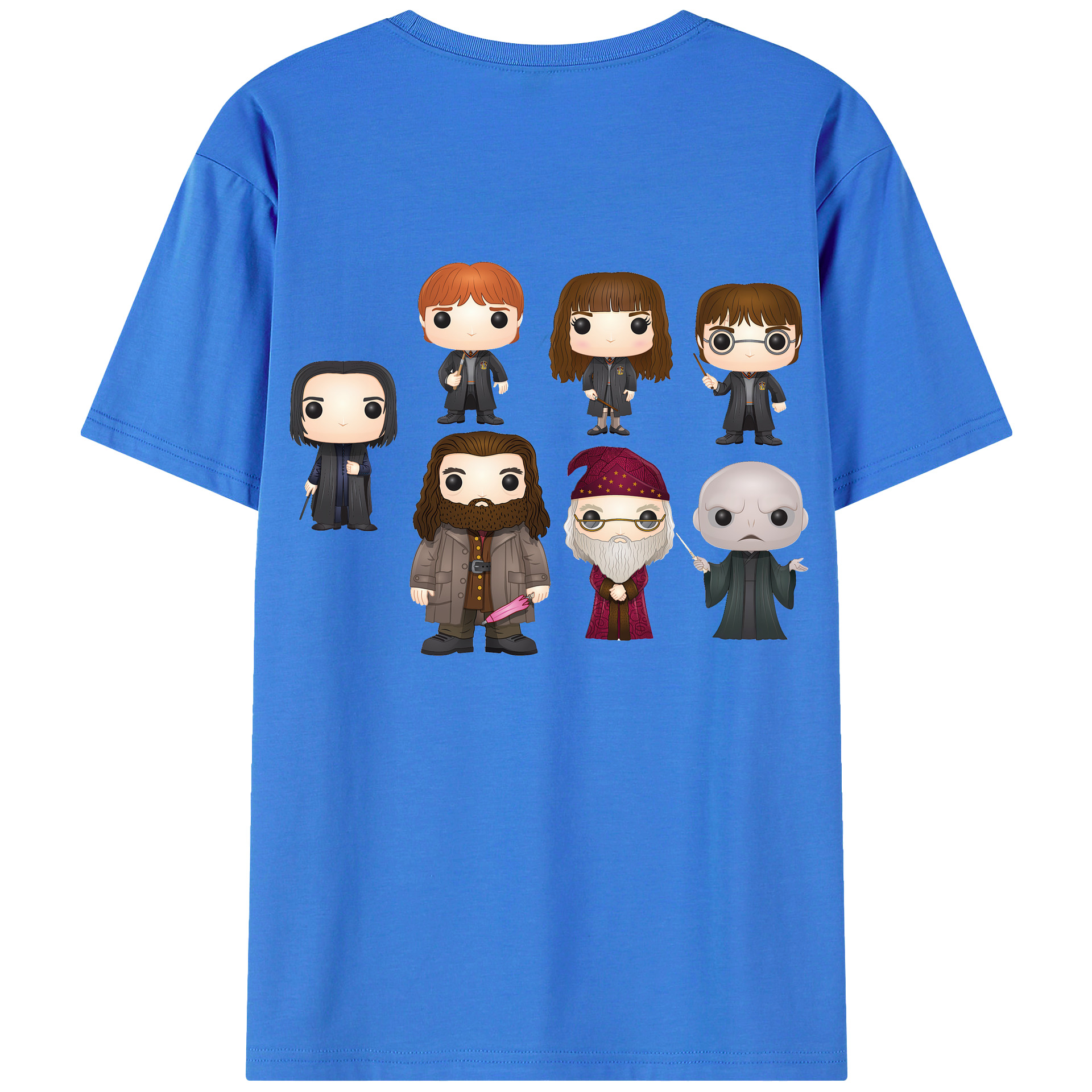 （画像用） Harry Potter ハリー・ポッターシリーズ 綿100％半袖Tシャツ（背面プリント）