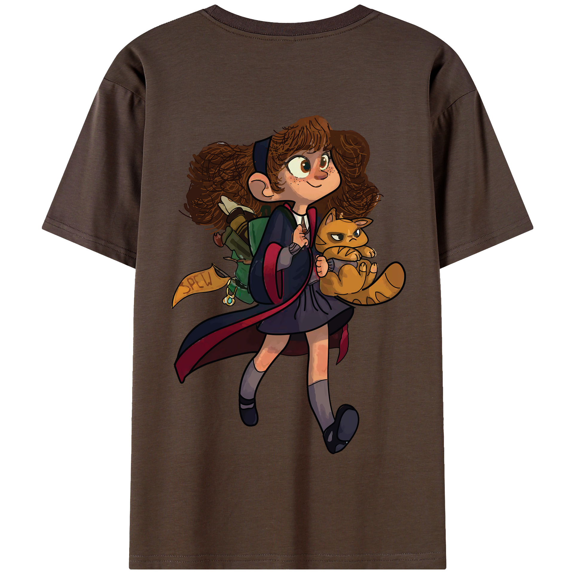 （画像用） Harry Potter ハリー・ポッターシリーズ 綿100％半袖Tシャツ（背面プリント）