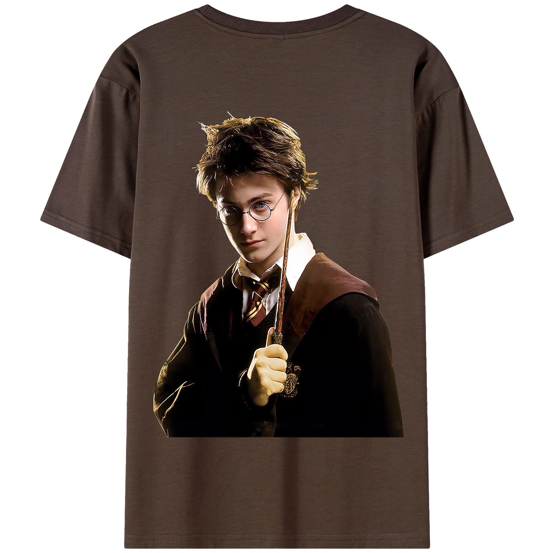 （画像用） Harry Potter ハリー・ポッターシリーズ 綿100％半袖Tシャツ（背面プリント）