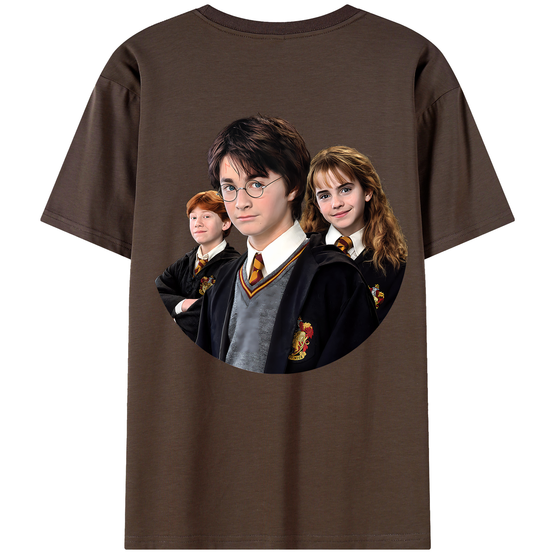 （画像用） Harry Potter ハリー・ポッターシリーズ 綿100％半袖Tシャツ（背面プリント）