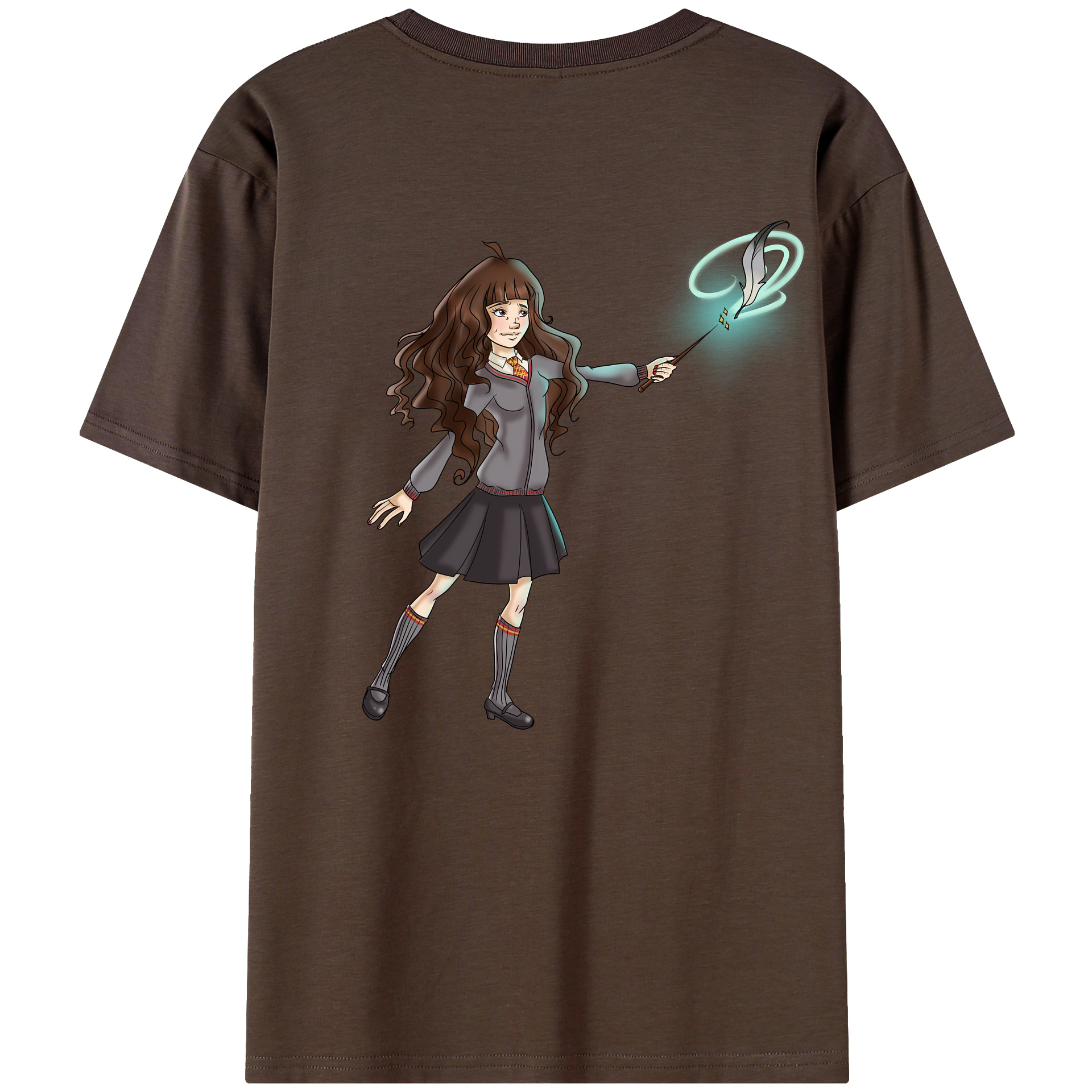 （画像用） Harry Potter ハリー・ポッターシリーズ 綿100％半袖Tシャツ（背面プリント）