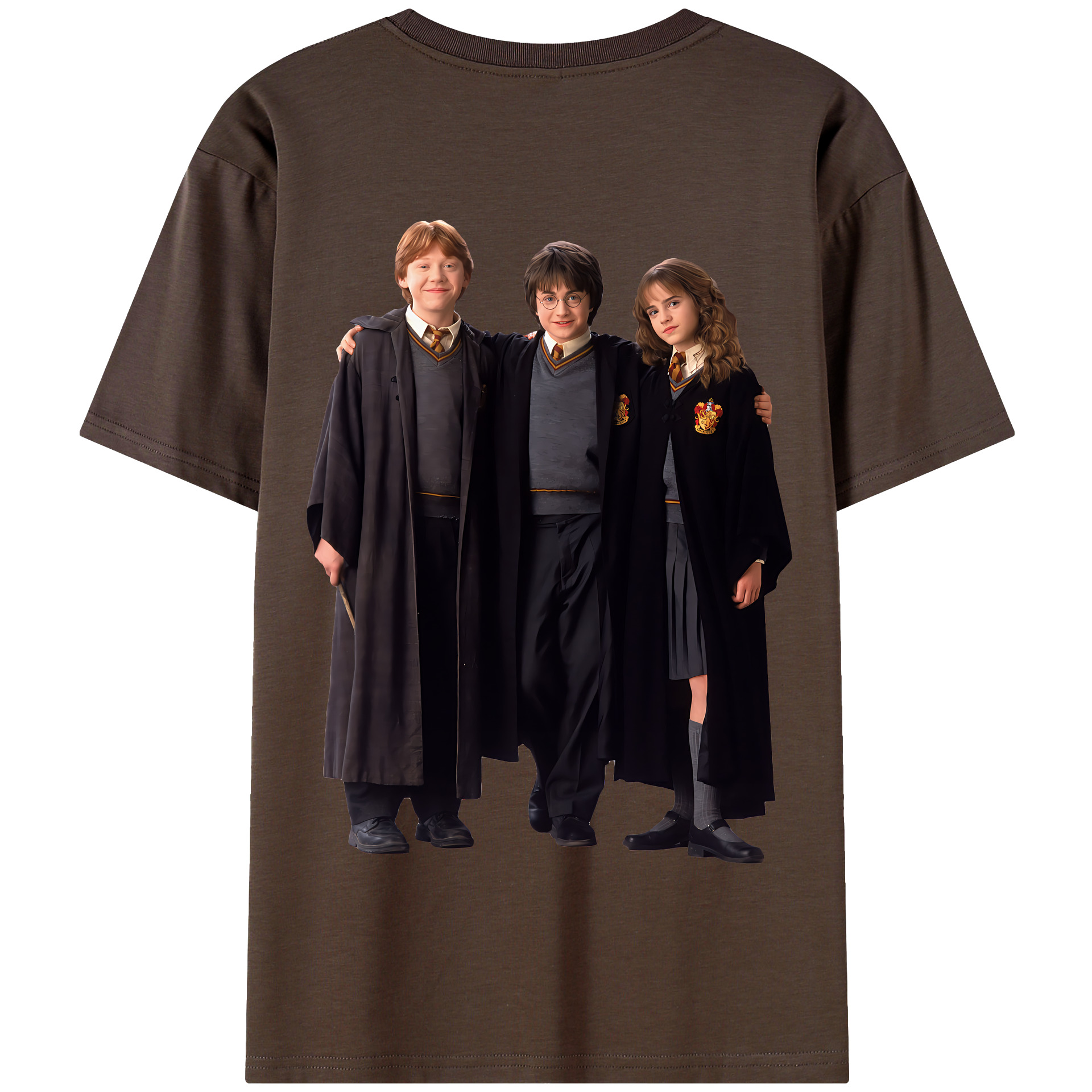 （画像用） Harry Potter ハリー・ポッターシリーズ 綿100％半袖Tシャツ（背面プリント）