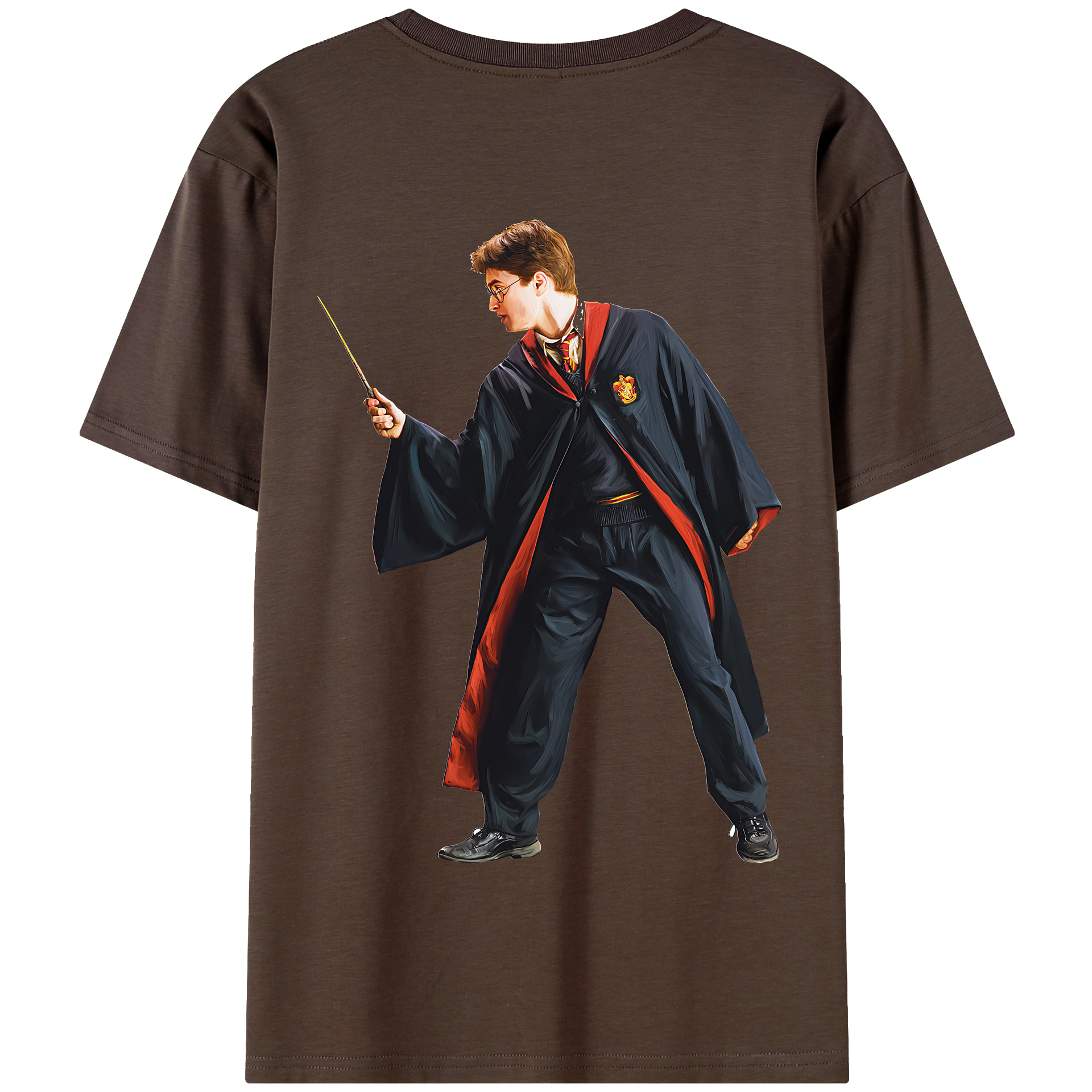 （画像用） Harry Potter ハリー・ポッターシリーズ 綿100％半袖Tシャツ（背面プリント）