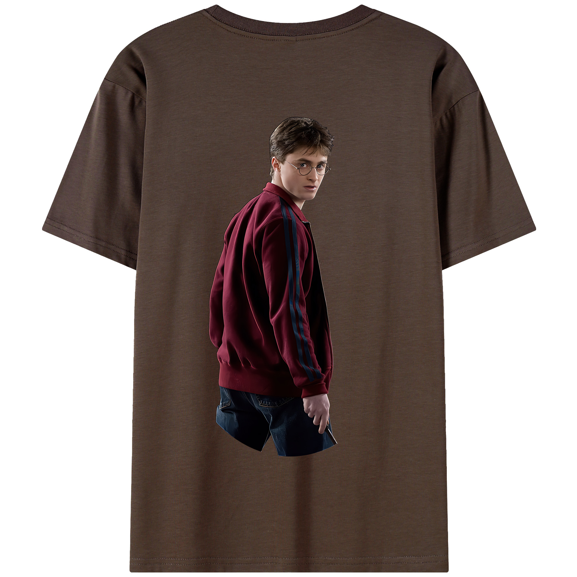 （画像用） Harry Potter ハリー・ポッターシリーズ 綿100％半袖Tシャツ（背面プリント）