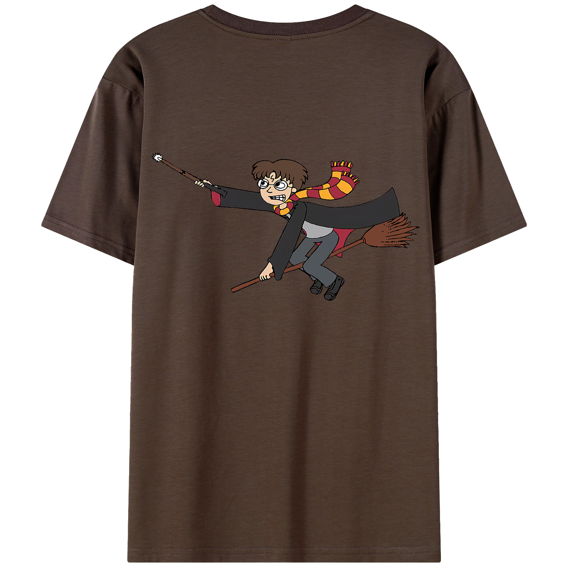 （画像用） Harry Potter ハリー・ポッターシリーズ 綿100％半袖Tシャツ（背面プリント）