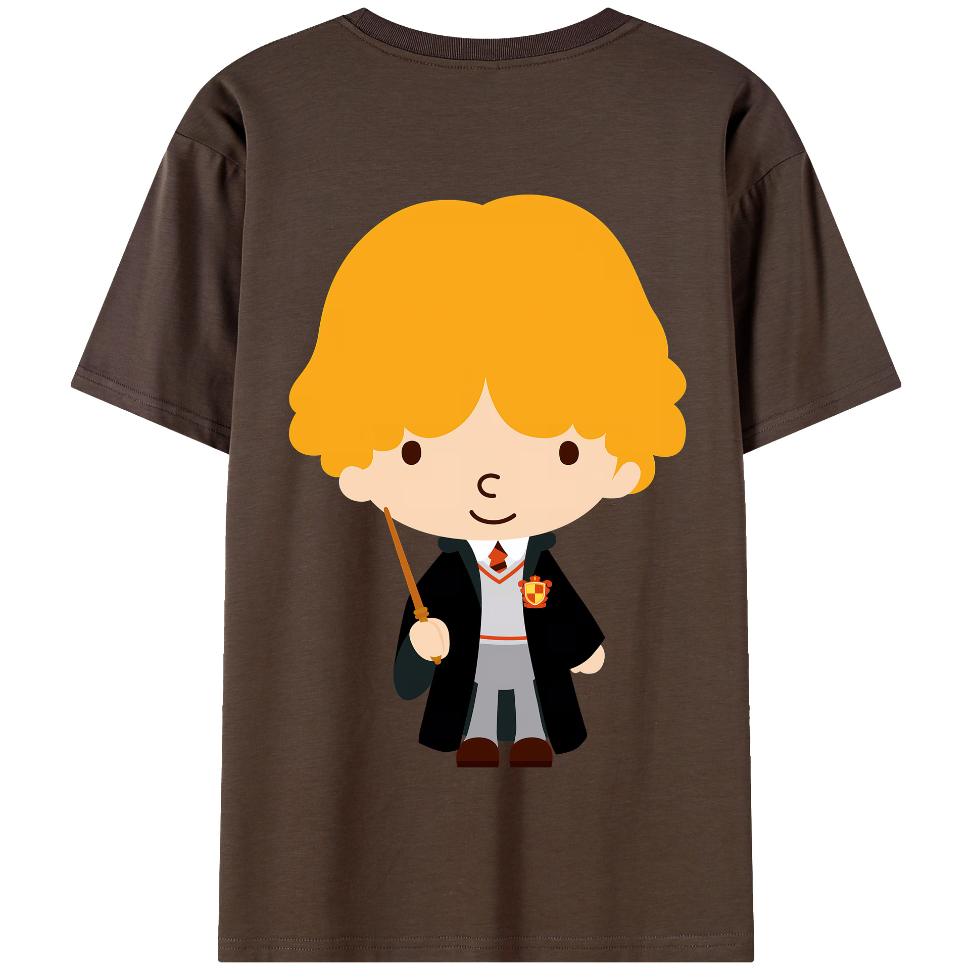 （画像用） Harry Potter ハリー・ポッターシリーズ 綿100％半袖Tシャツ（背面プリント）