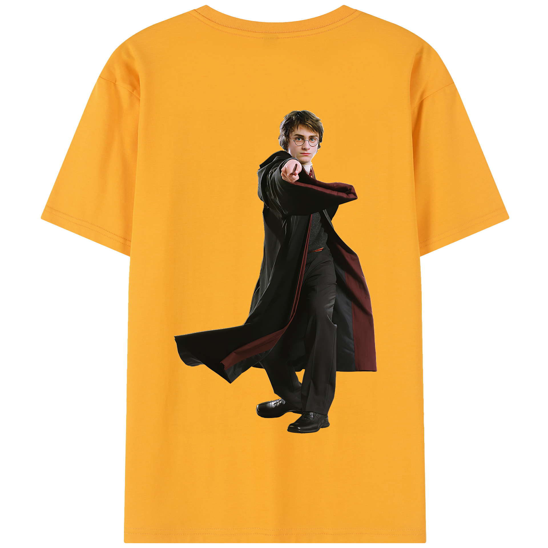 （画像用） Harry Potter ハリー・ポッターシリーズ 綿100％半袖Tシャツ（背面プリント）