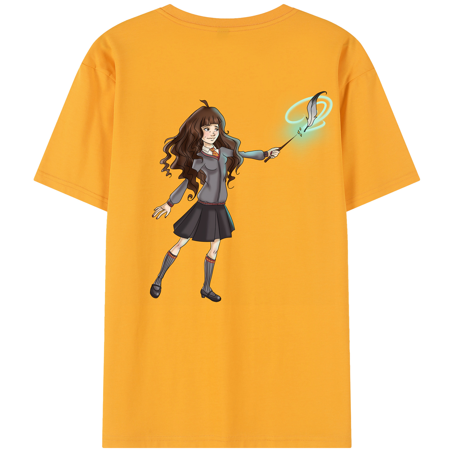 （画像用） Harry Potter ハリー・ポッターシリーズ 綿100％半袖Tシャツ（背面プリント）