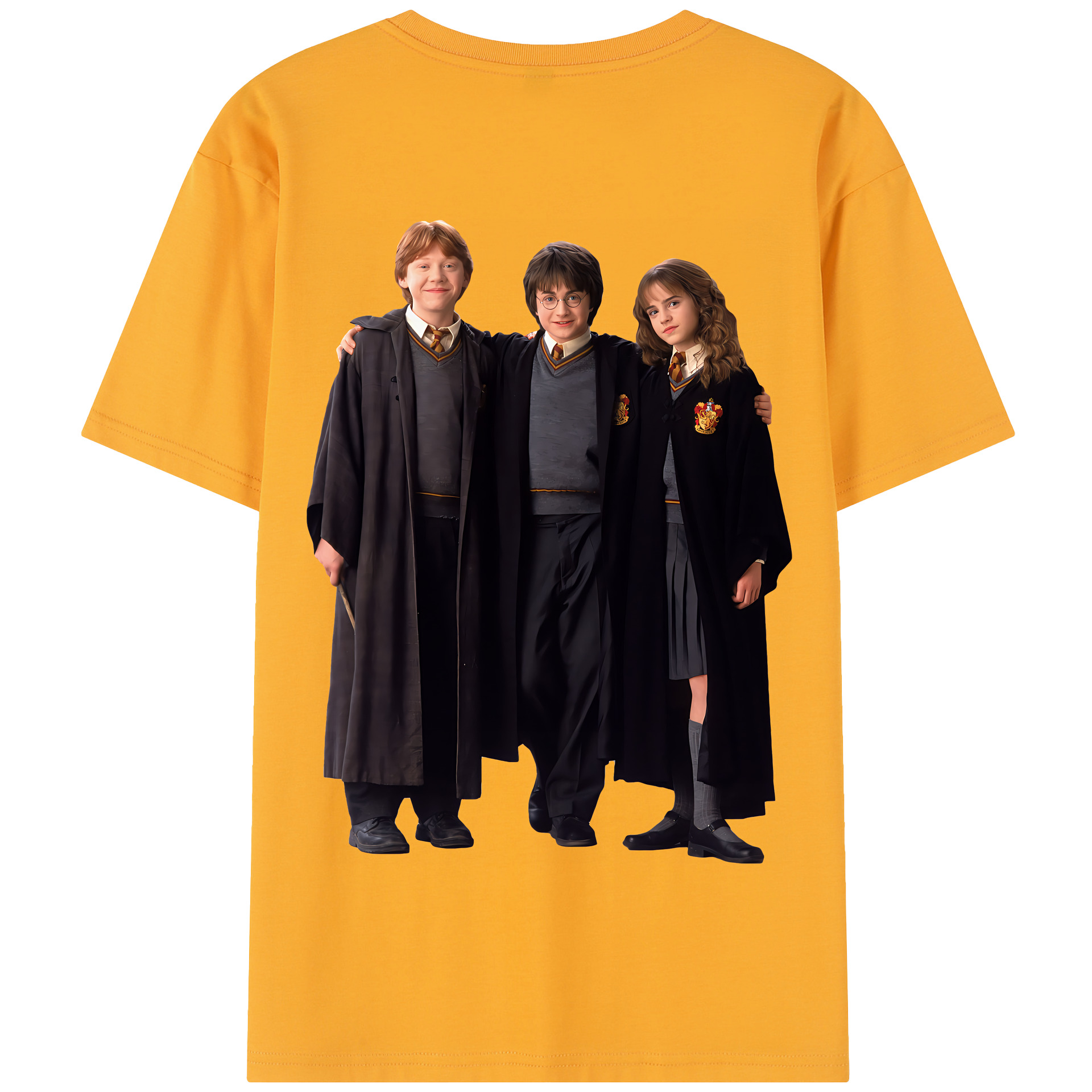 （画像用） Harry Potter ハリー・ポッターシリーズ 綿100％半袖Tシャツ（背面プリント）