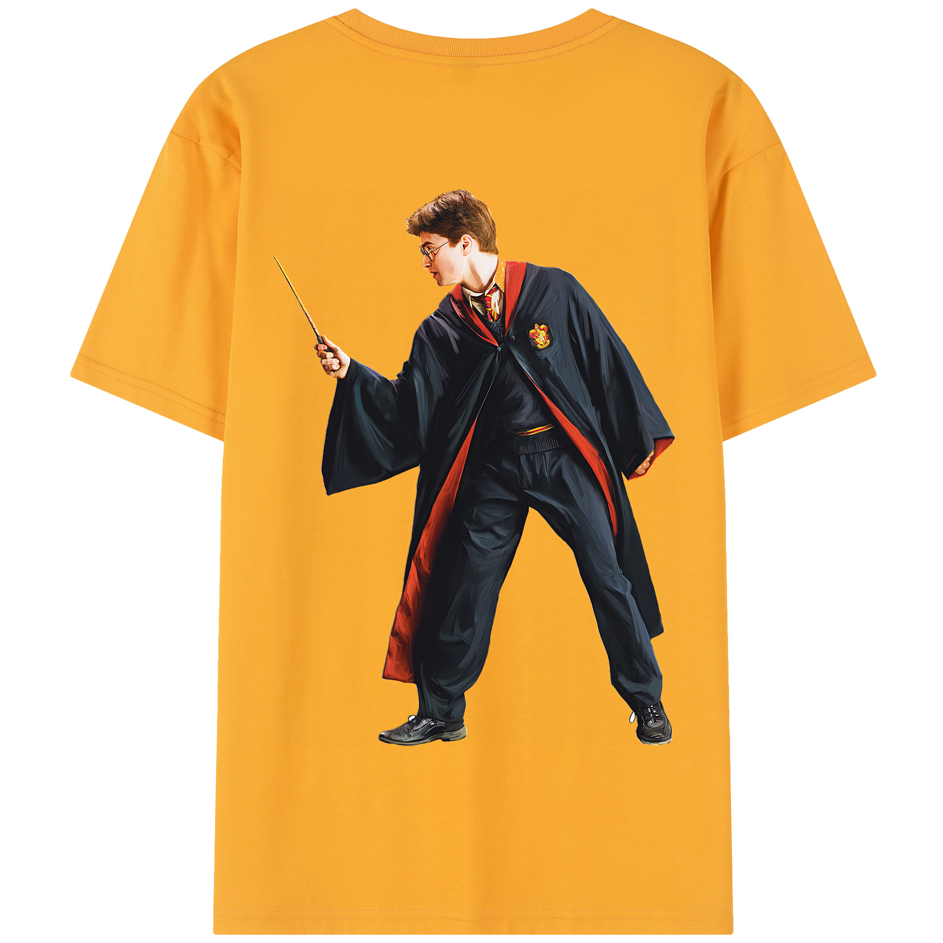 （画像用） Harry Potter ハリー・ポッターシリーズ 綿100％半袖Tシャツ（背面プリント）