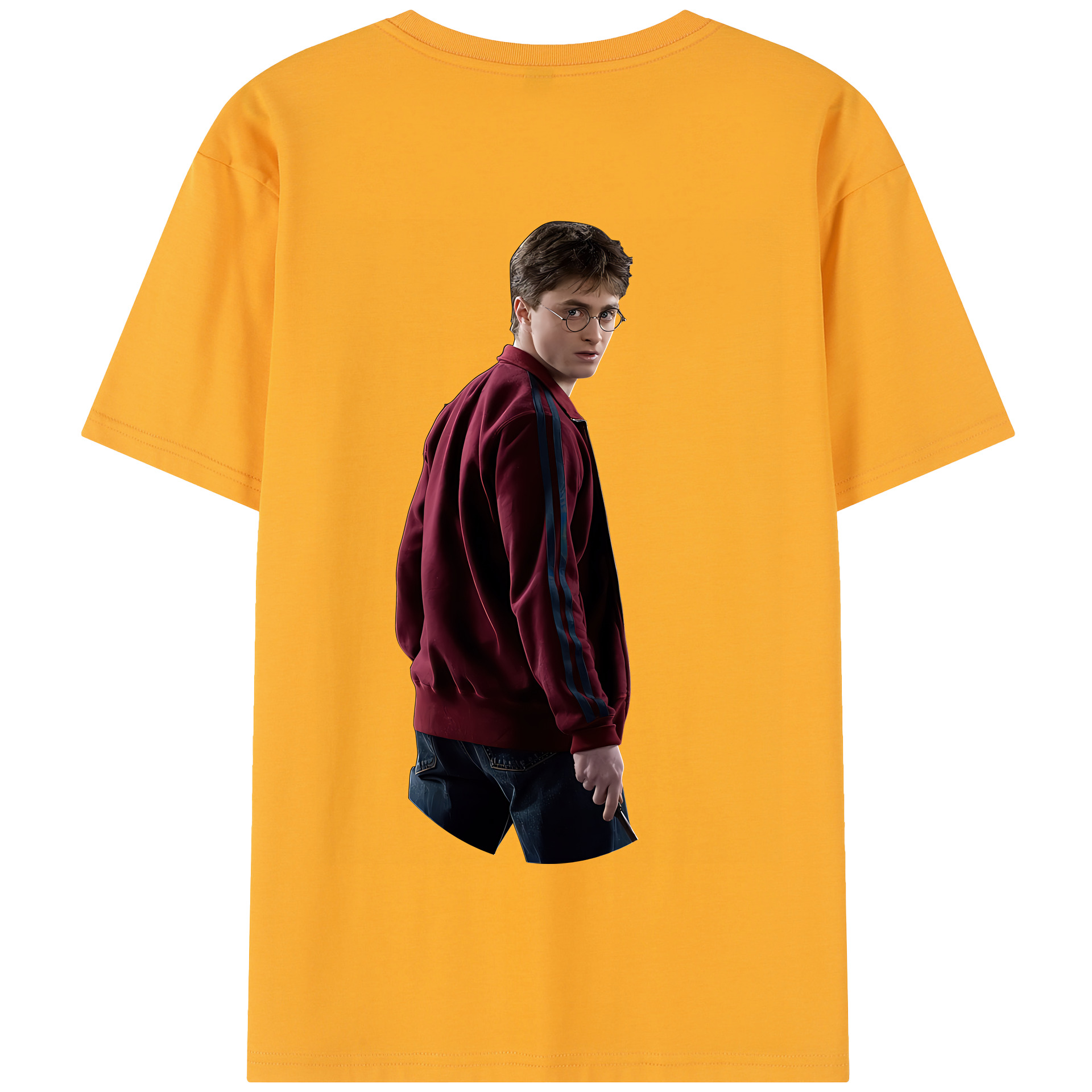（画像用） Harry Potter ハリー・ポッターシリーズ 綿100％半袖Tシャツ（背面プリント）