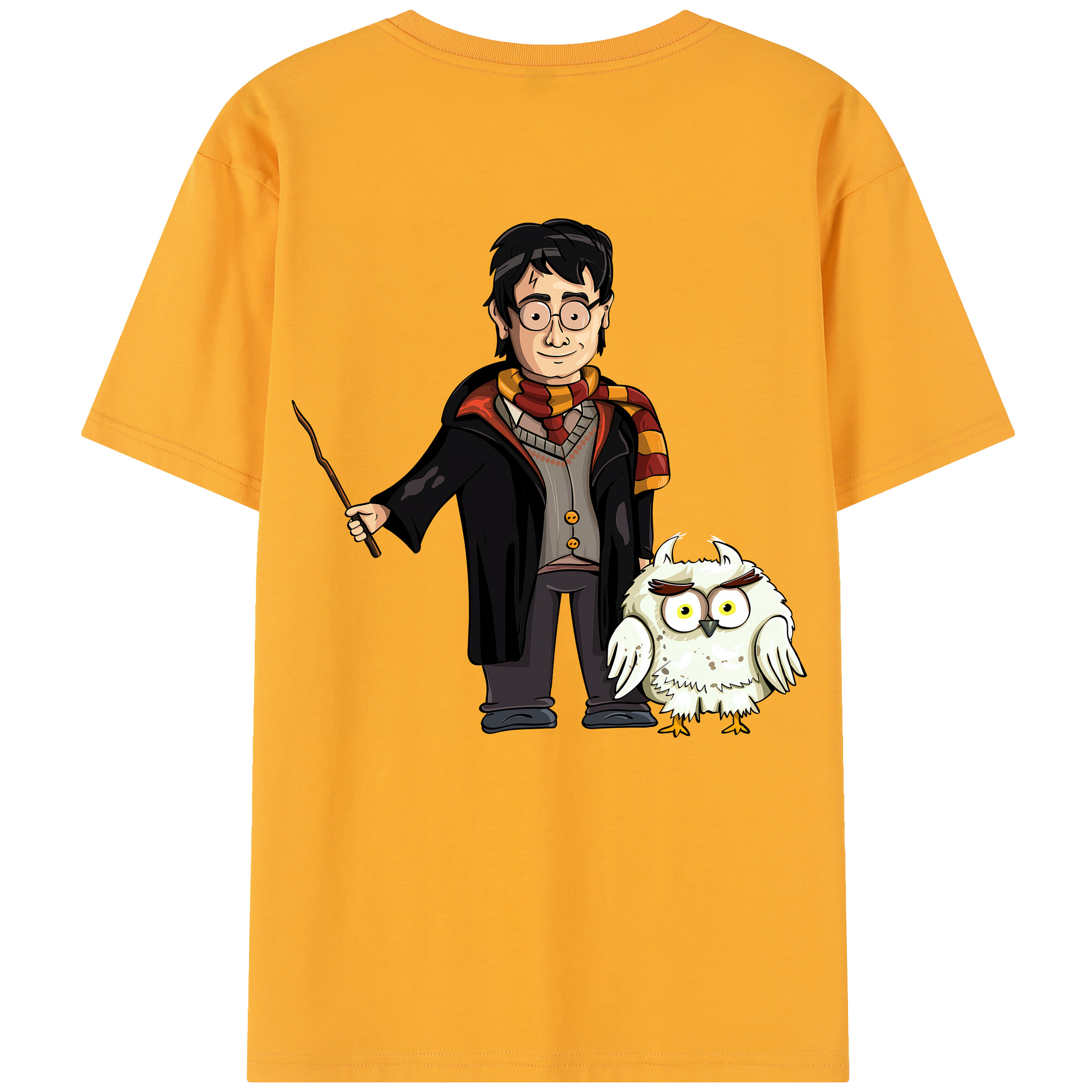 （画像用） Harry Potter ハリー・ポッターシリーズ 綿100％半袖Tシャツ（背面プリント）