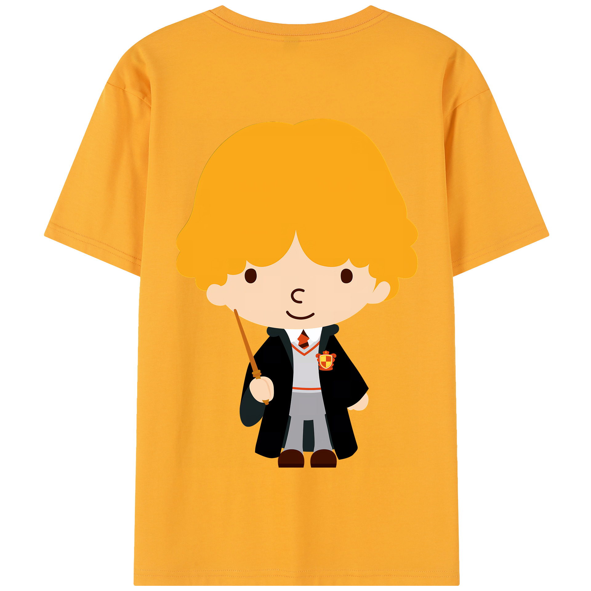 （画像用） Harry Potter ハリー・ポッターシリーズ 綿100％半袖Tシャツ（背面プリント）
