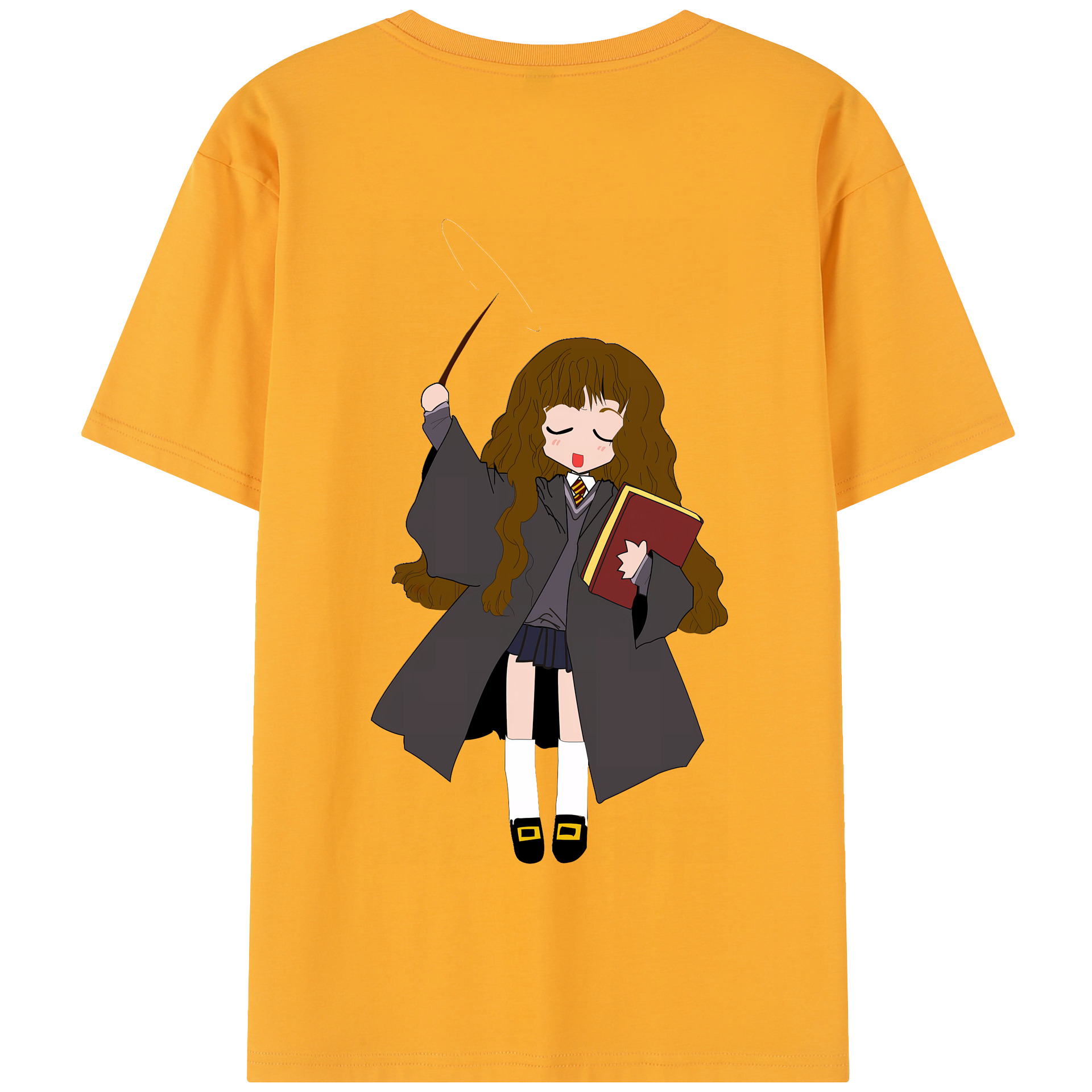 （画像用） Harry Potter ハリー・ポッターシリーズ 綿100％半袖Tシャツ（背面プリント）