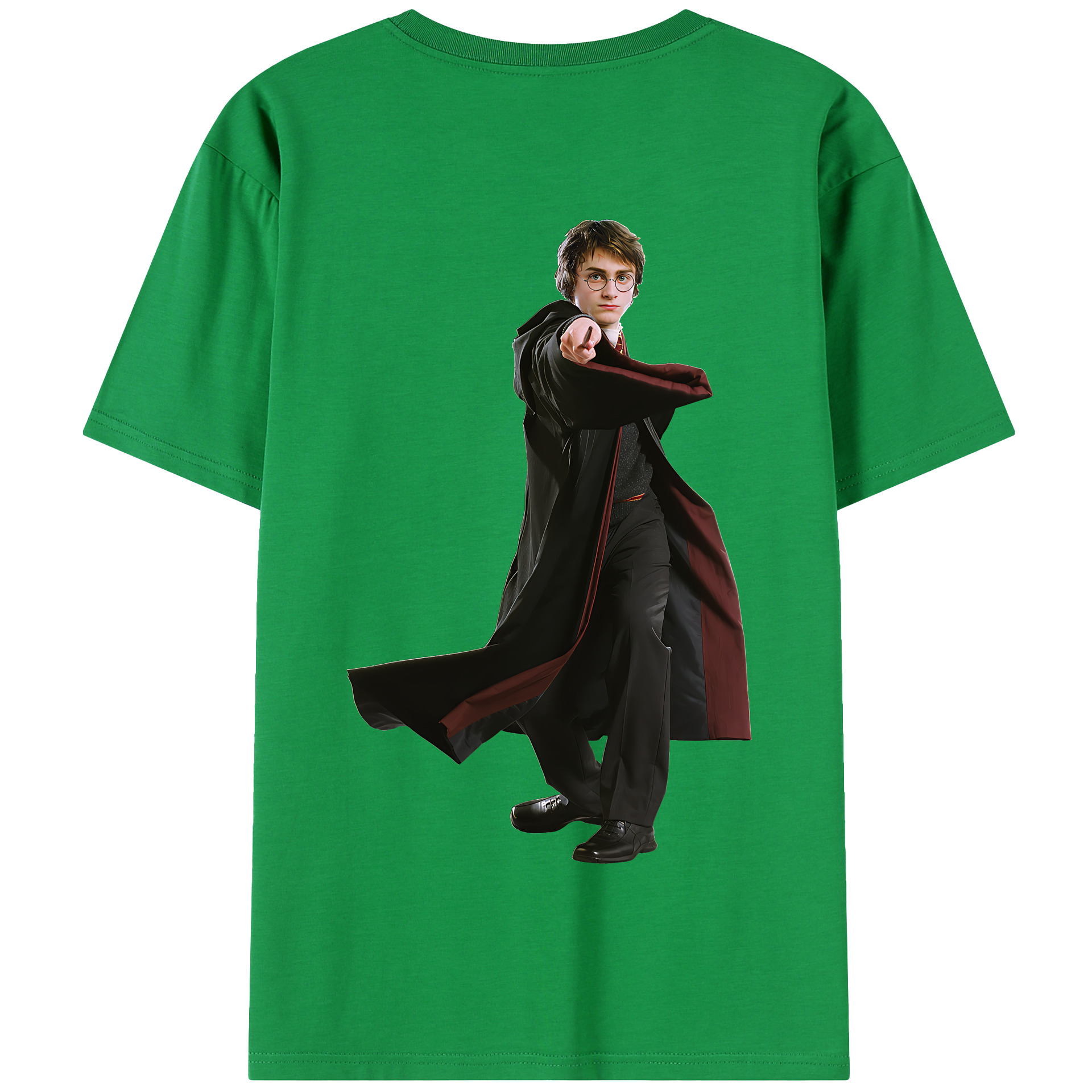 （画像用） Harry Potter ハリー・ポッターシリーズ 綿100％半袖Tシャツ（背面プリント）