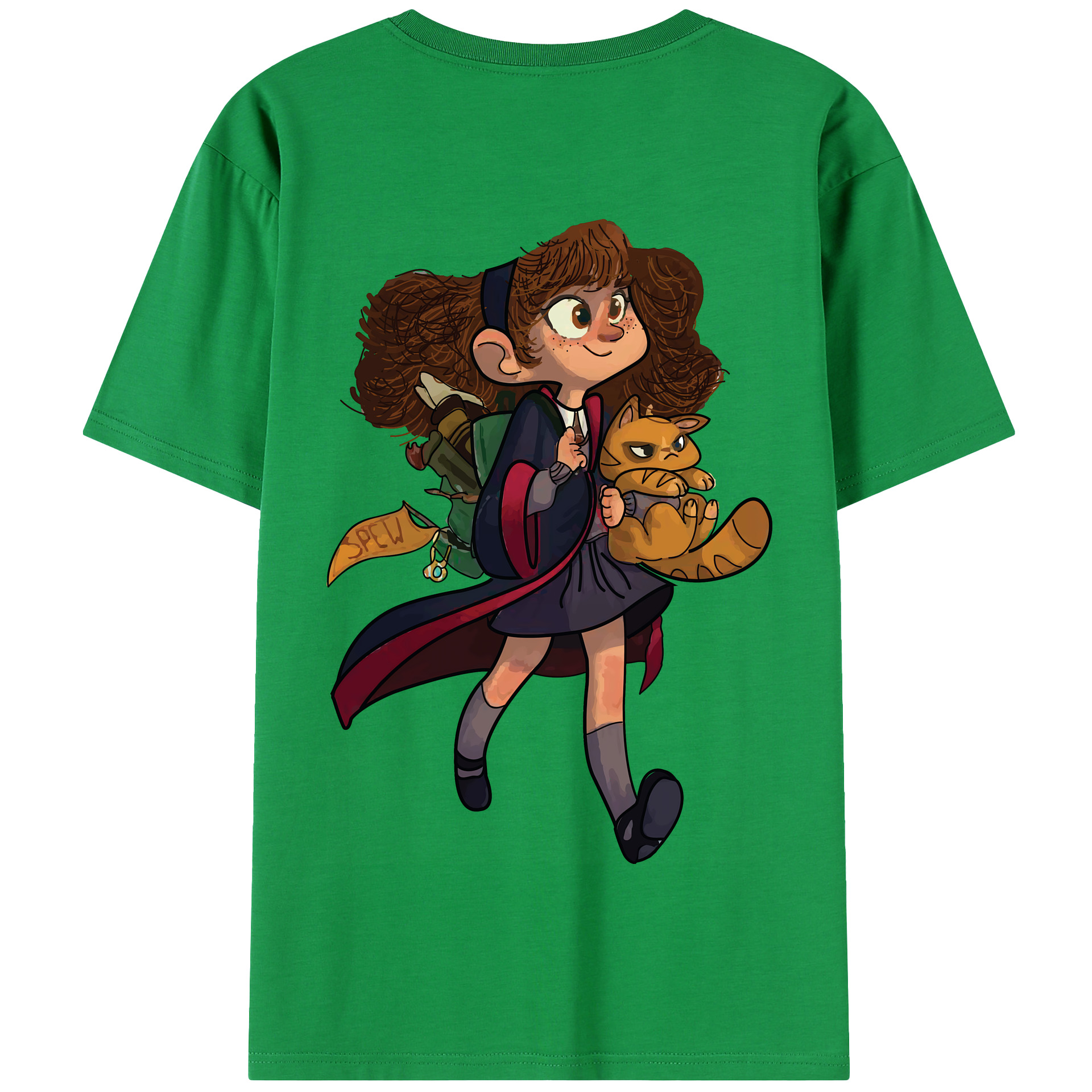 （画像用） Harry Potter ハリー・ポッターシリーズ 綿100％半袖Tシャツ（背面プリント）