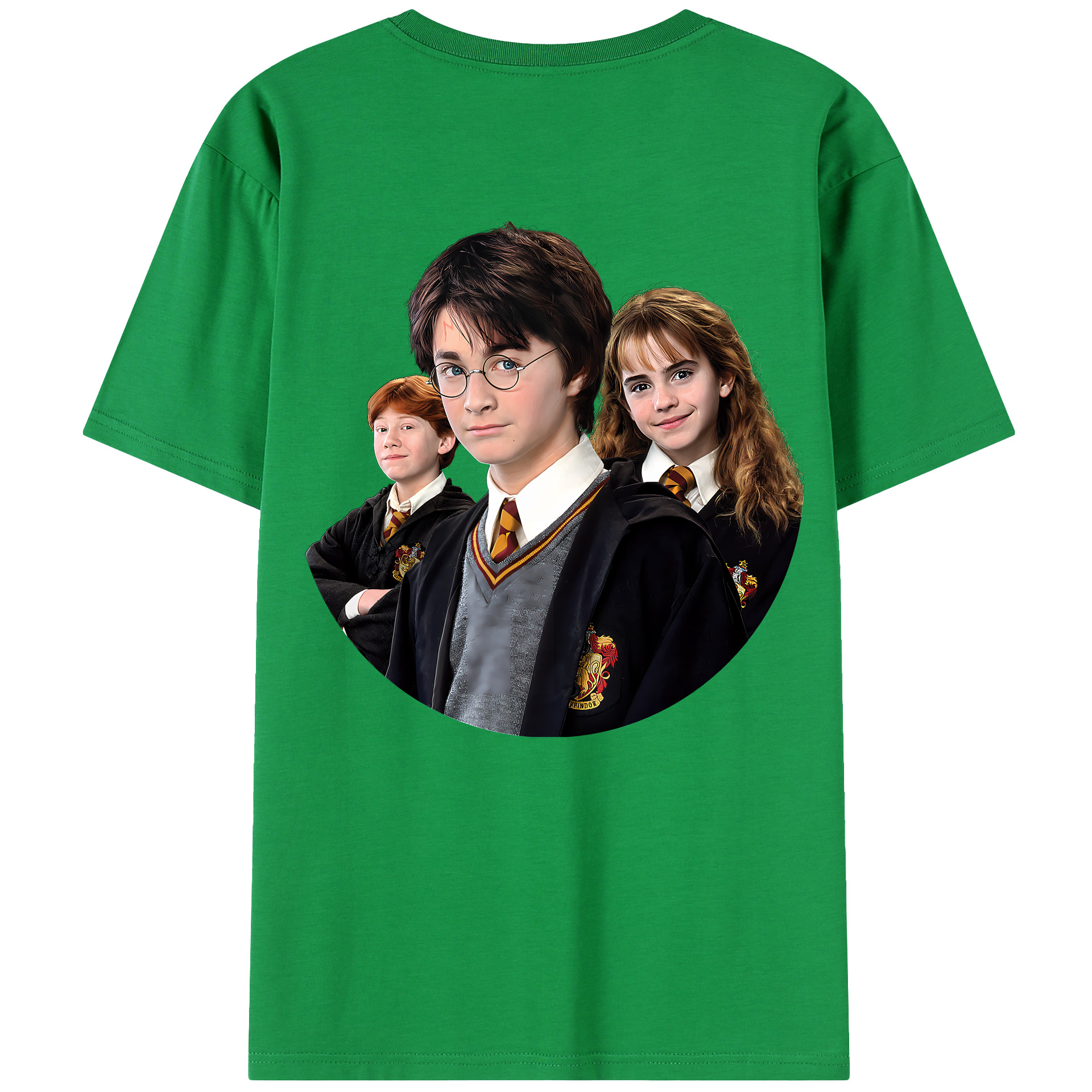 （画像用） Harry Potter ハリー・ポッターシリーズ 綿100％半袖Tシャツ（背面プリント）