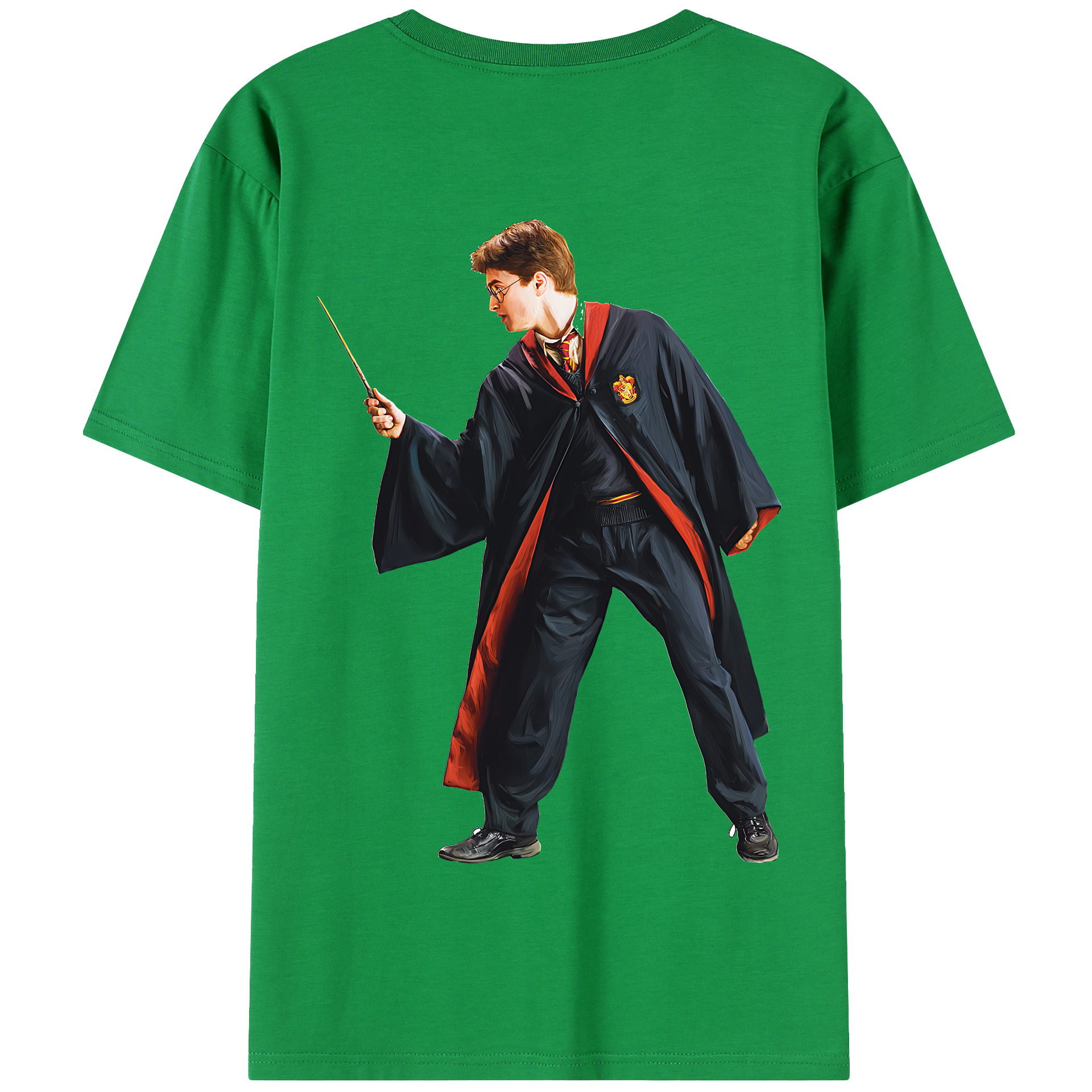 （画像用） Harry Potter ハリー・ポッターシリーズ 綿100％半袖Tシャツ（背面プリント）