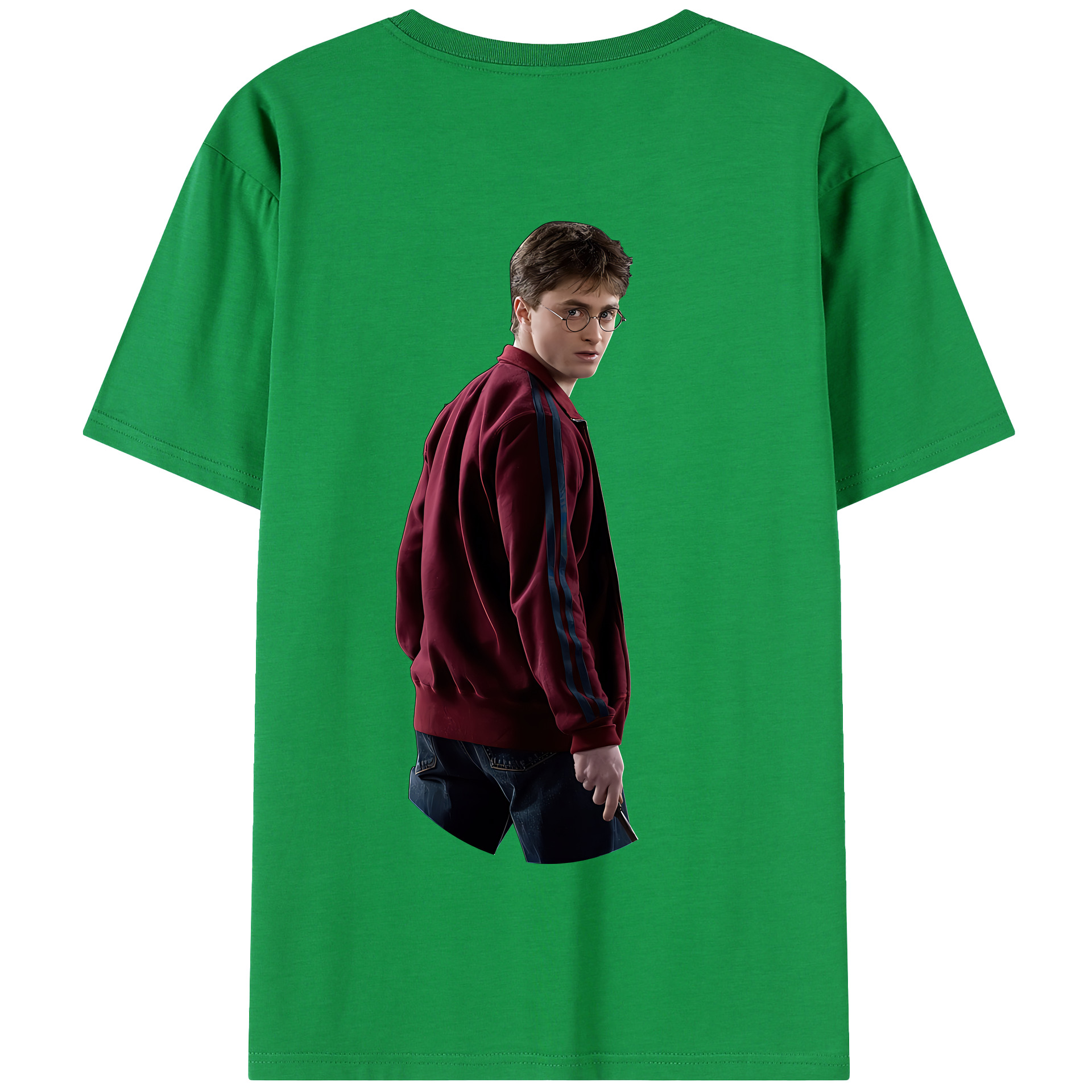 （画像用） Harry Potter ハリー・ポッターシリーズ 綿100％半袖Tシャツ（背面プリント）