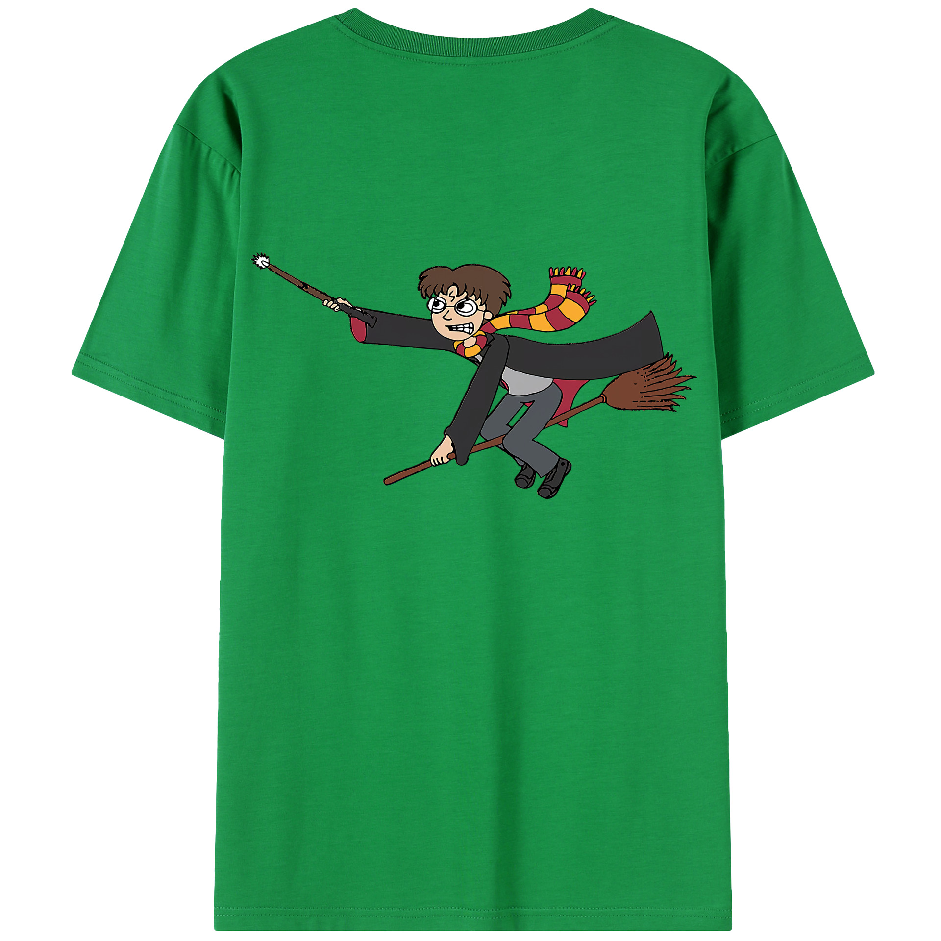 （画像用） Harry Potter ハリー・ポッターシリーズ 綿100％半袖Tシャツ（背面プリント）