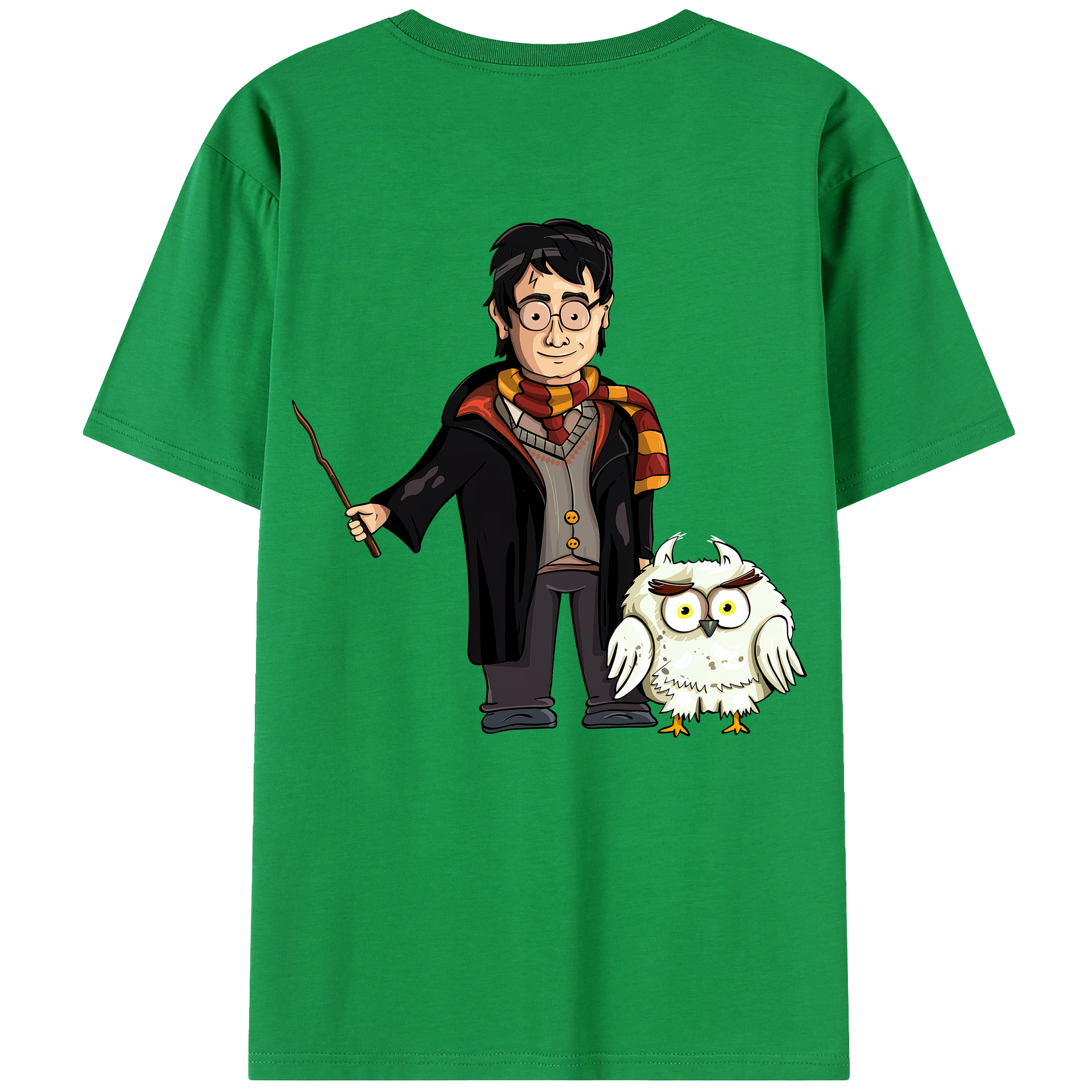 （画像用） Harry Potter ハリー・ポッターシリーズ 綿100％半袖Tシャツ（背面プリント）