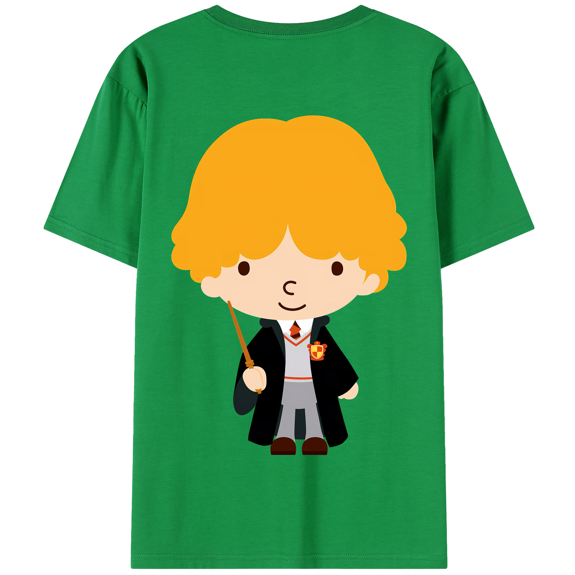 （画像用） Harry Potter ハリー・ポッターシリーズ 綿100％半袖Tシャツ（背面プリント）