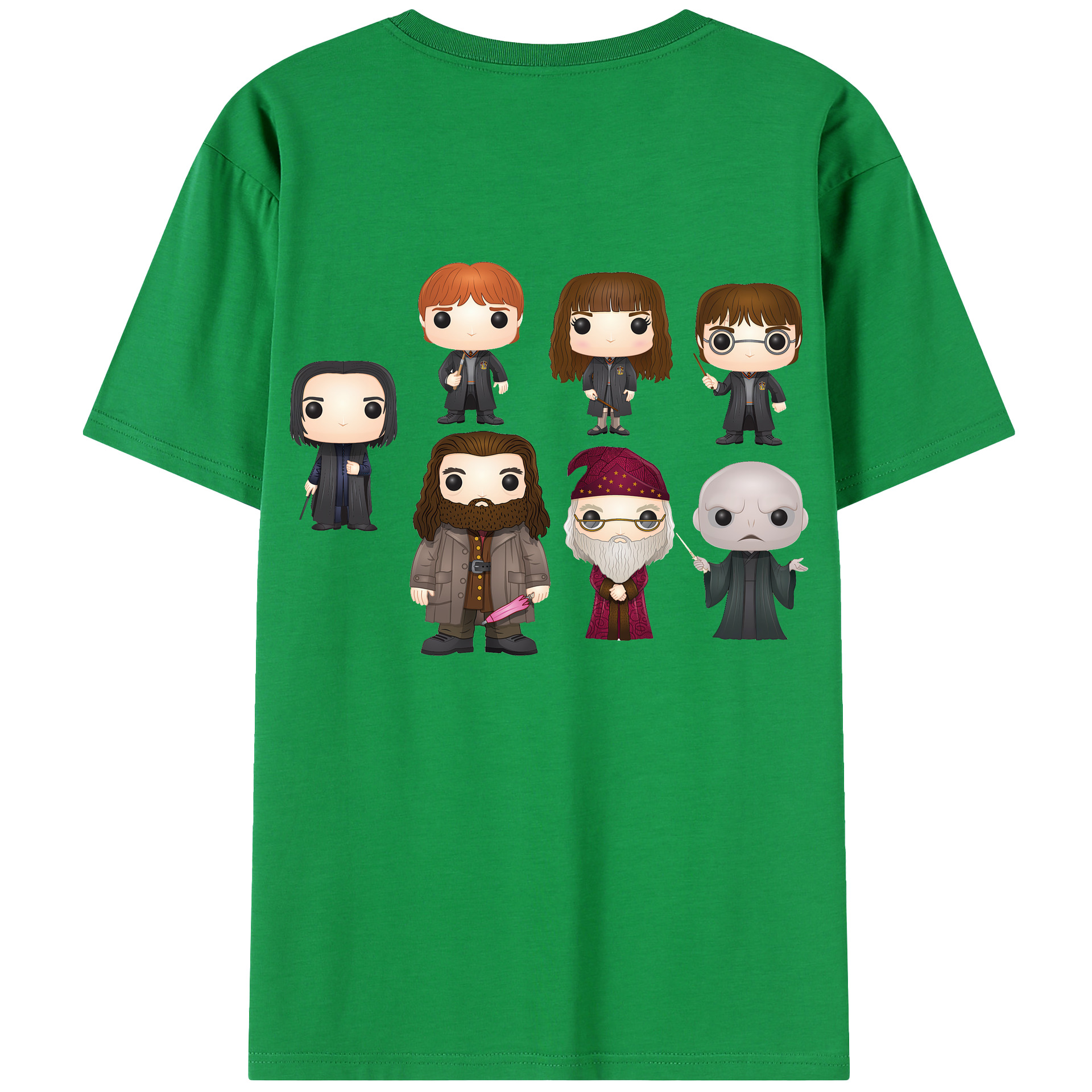 （画像用） Harry Potter ハリー・ポッターシリーズ 綿100％半袖Tシャツ（背面プリント）