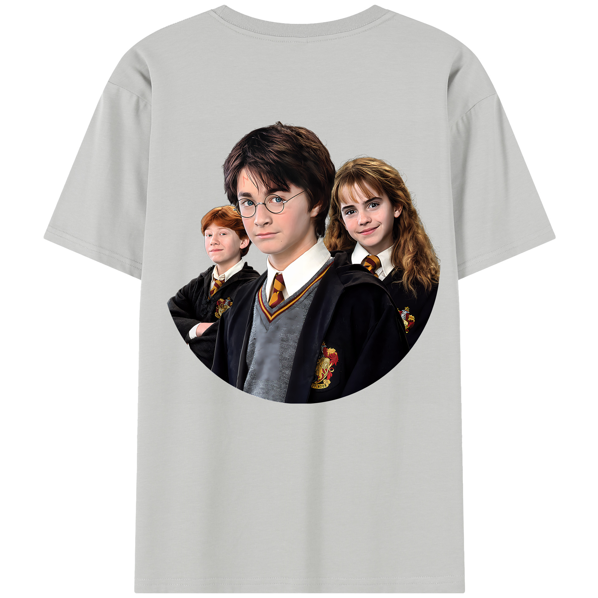 （画像用） Harry Potter ハリー・ポッターシリーズ 綿100％半袖Tシャツ（背面プリント）