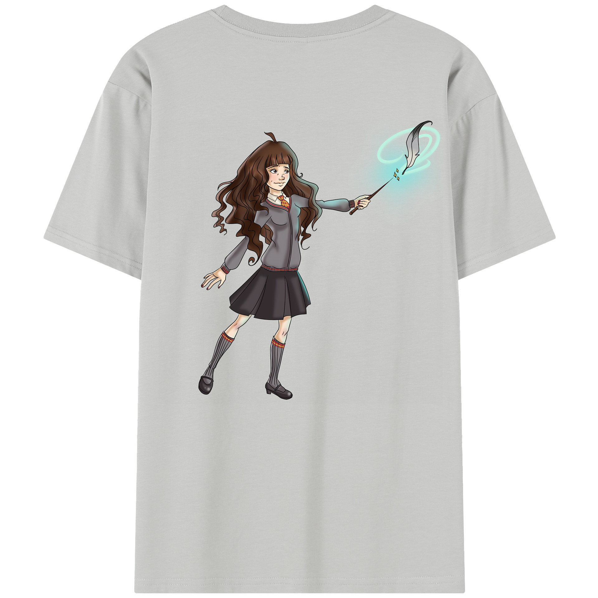（画像用） Harry Potter ハリー・ポッターシリーズ 綿100％半袖Tシャツ（背面プリント）