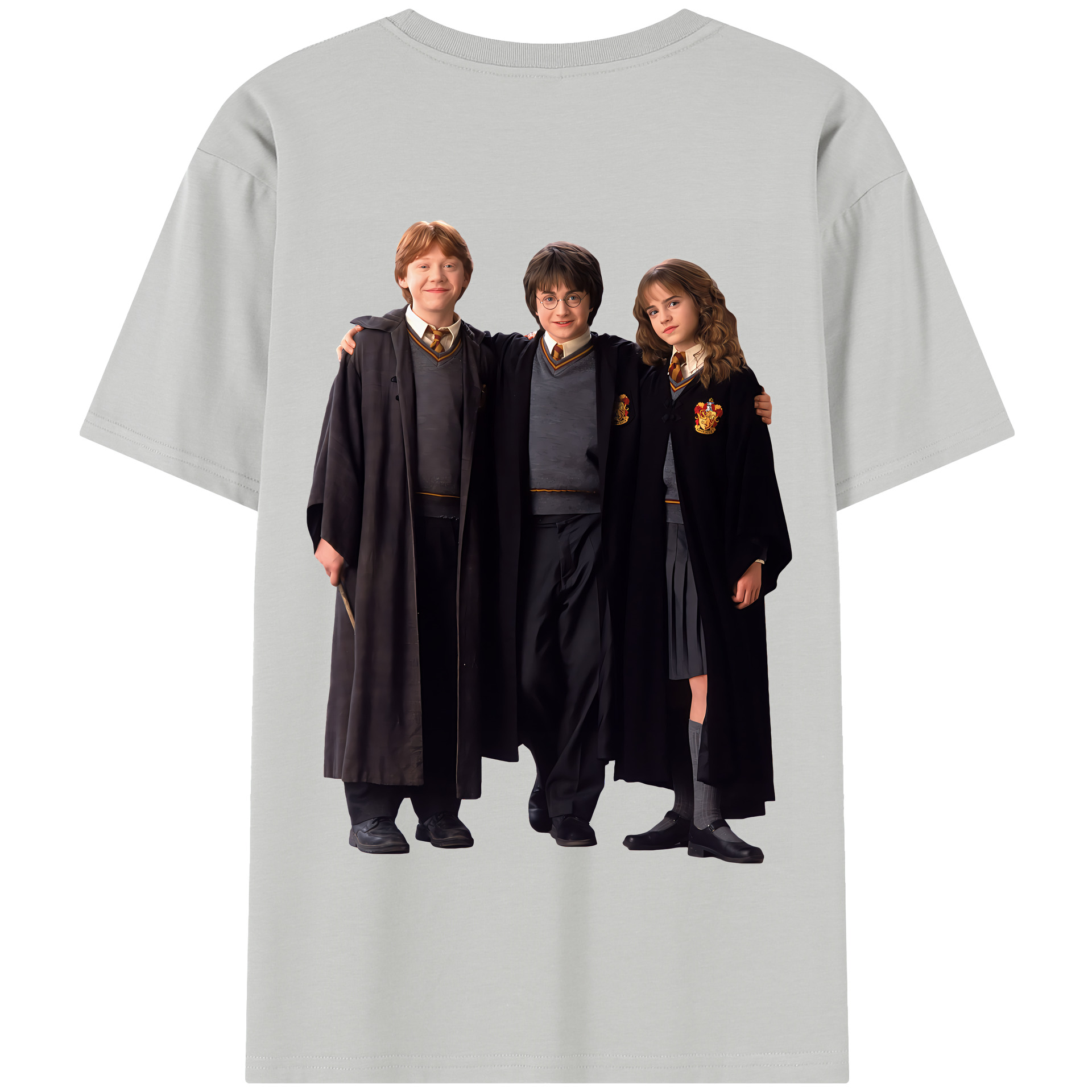 （画像用） Harry Potter ハリー・ポッターシリーズ 綿100％半袖Tシャツ（背面プリント）