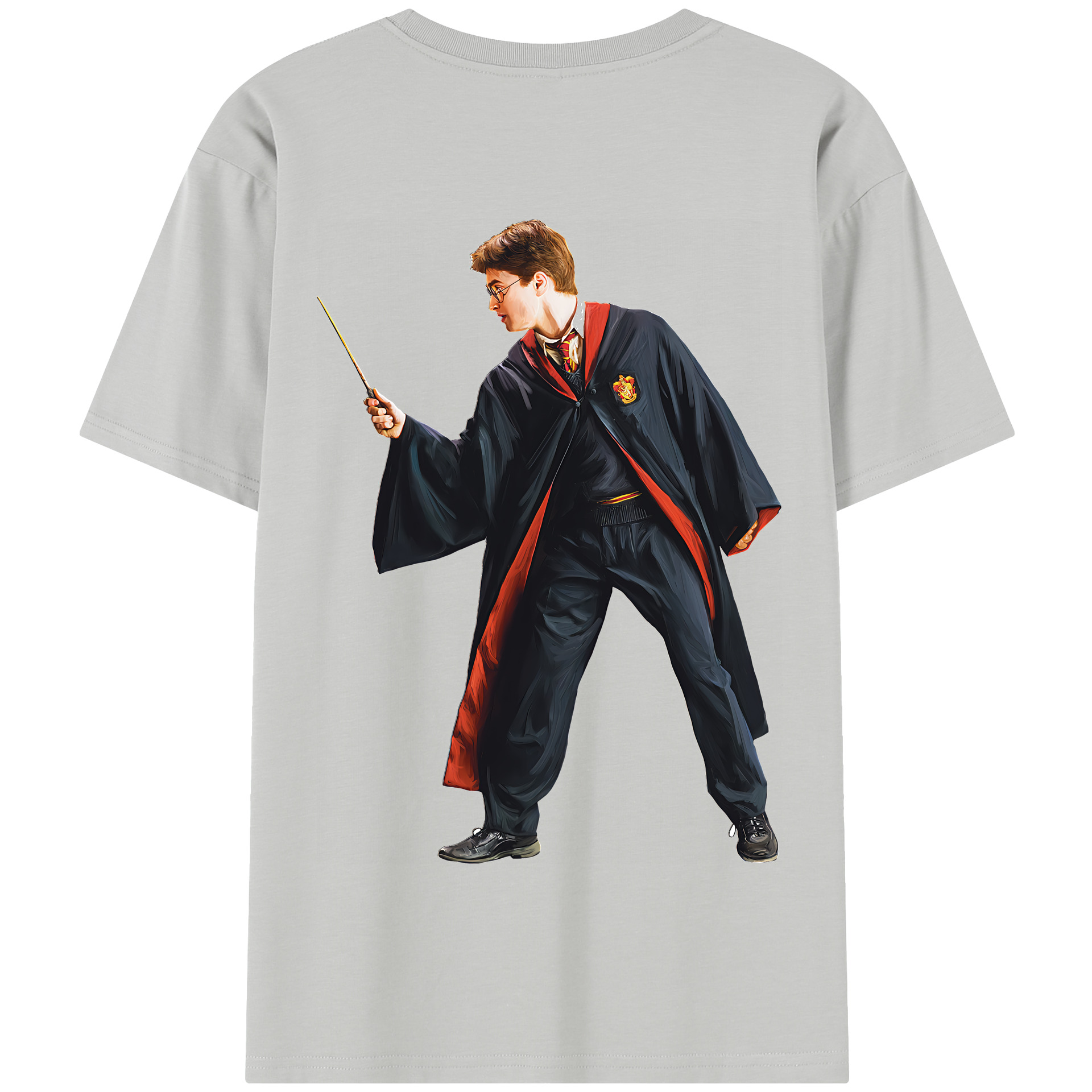 （画像用） Harry Potter ハリー・ポッターシリーズ 綿100％半袖Tシャツ（背面プリント）