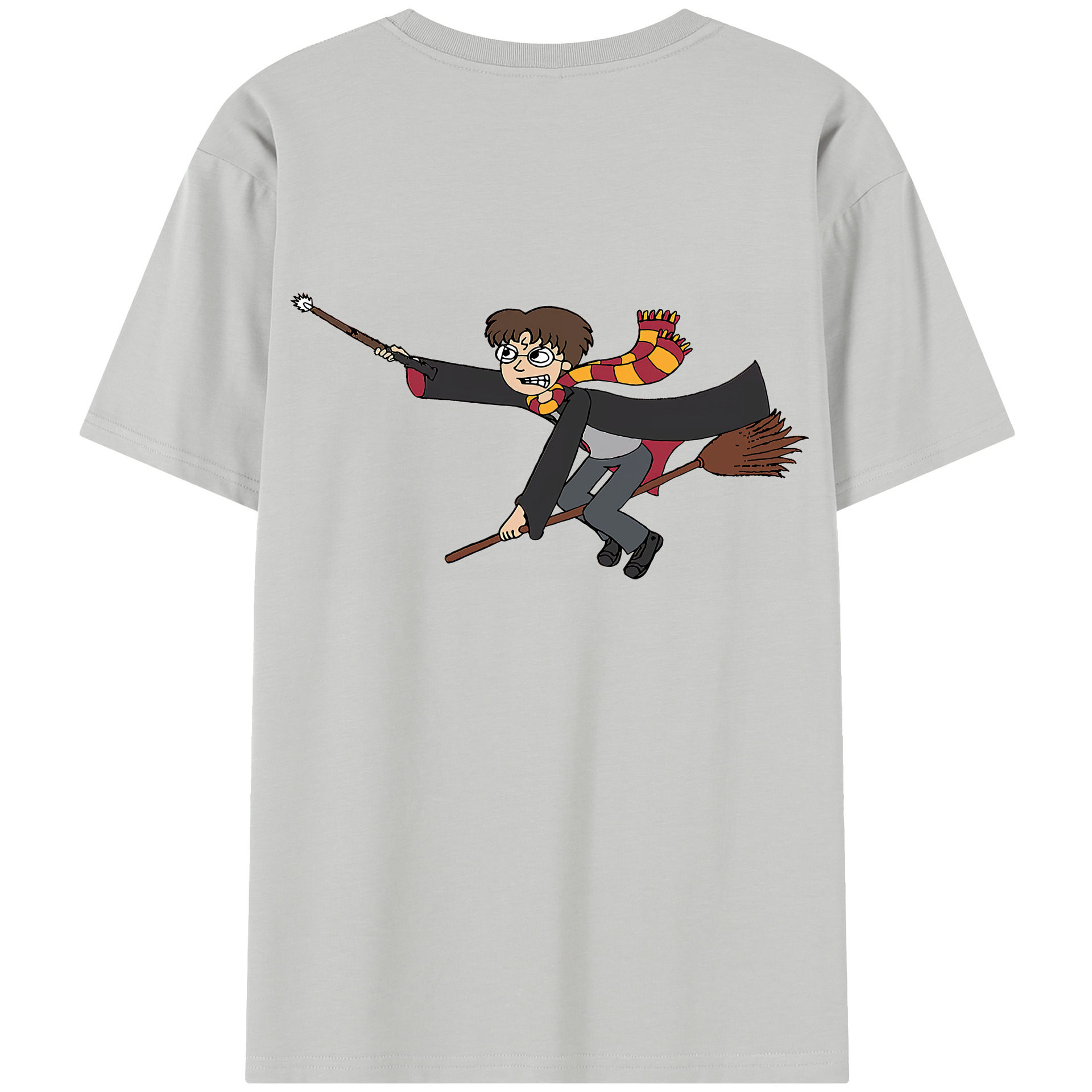 （画像用） Harry Potter ハリー・ポッターシリーズ 綿100％半袖Tシャツ（背面プリント）