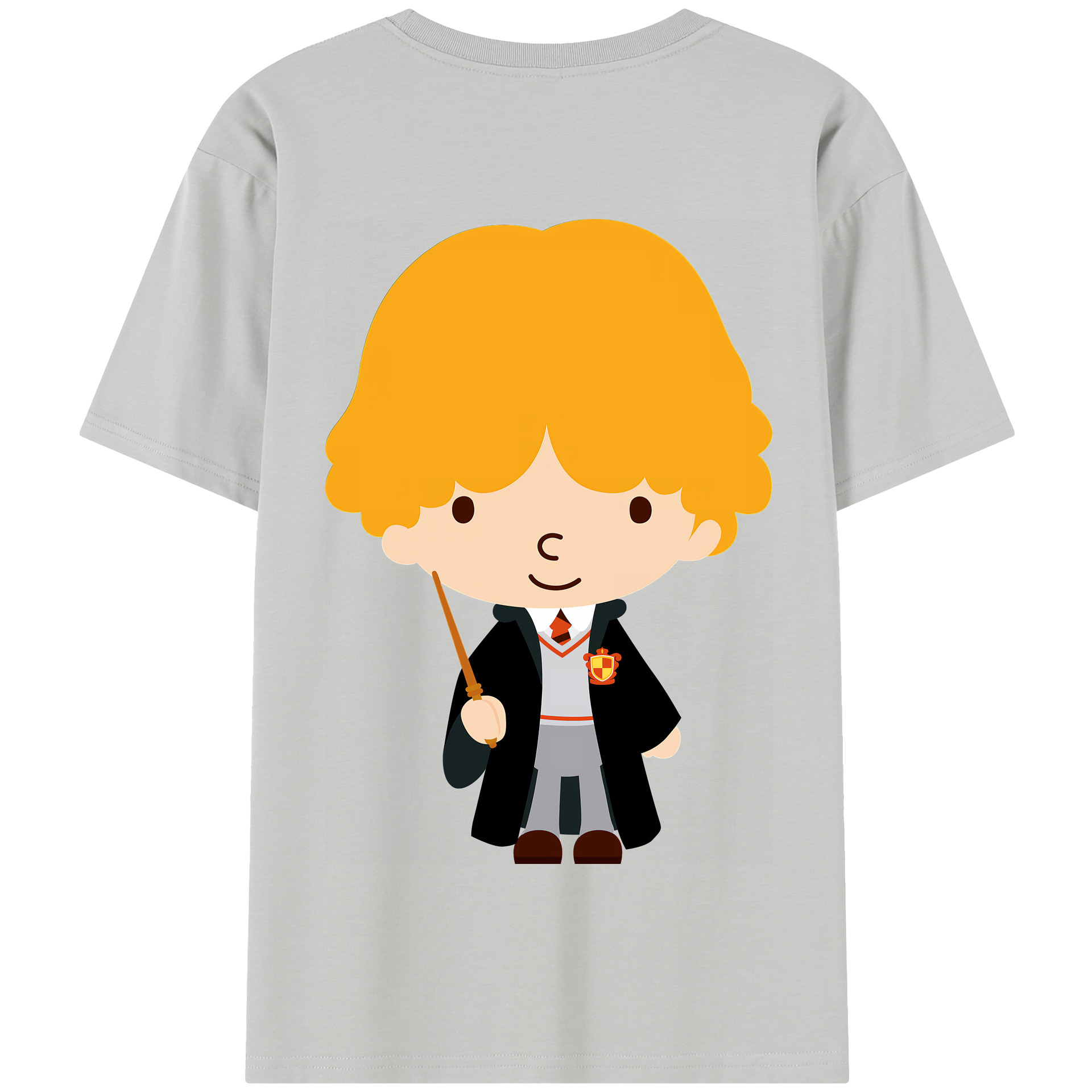 （画像用） Harry Potter ハリー・ポッターシリーズ 綿100％半袖Tシャツ（背面プリント）