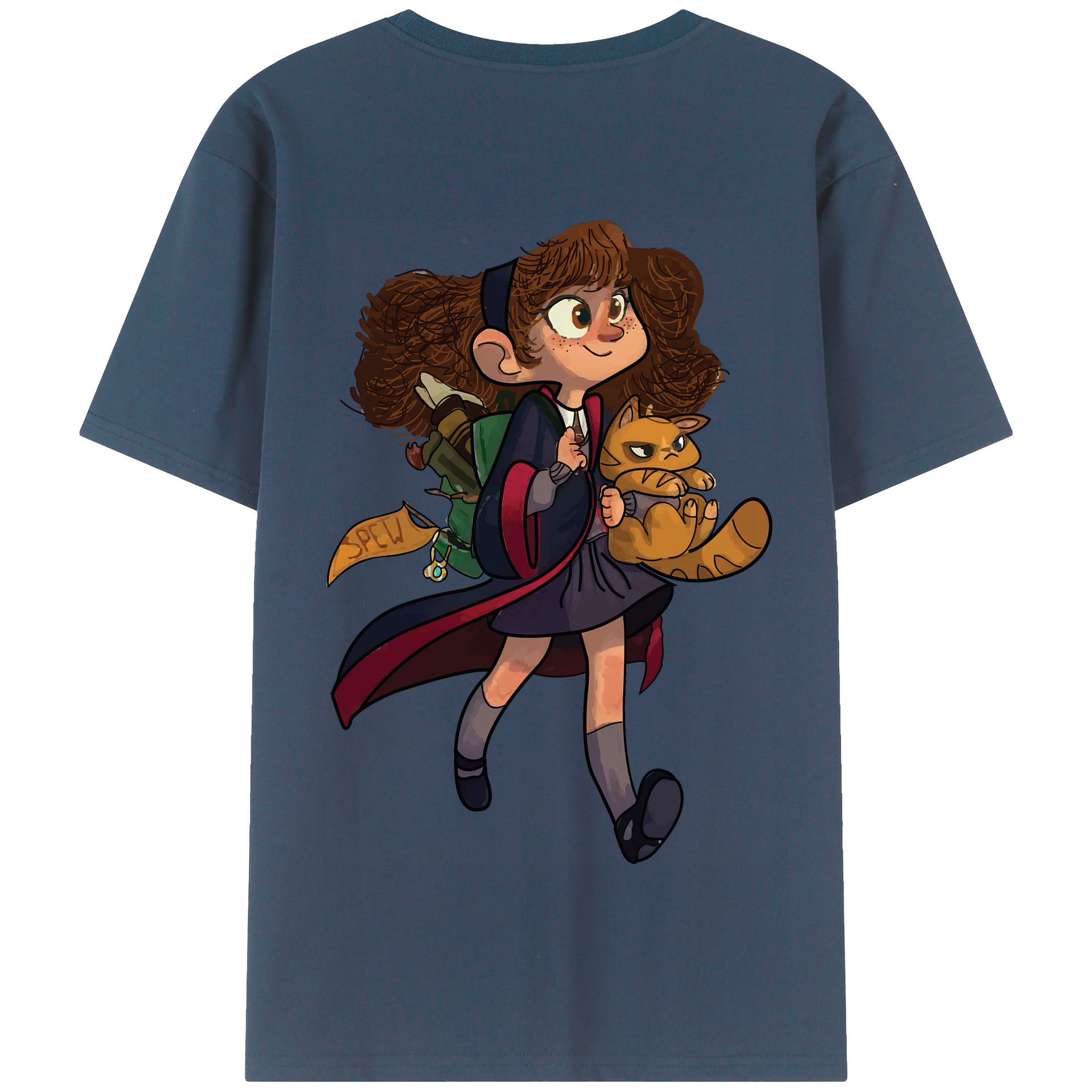（画像用） Harry Potter ハリー・ポッターシリーズ 綿100％半袖Tシャツ（背面プリント）