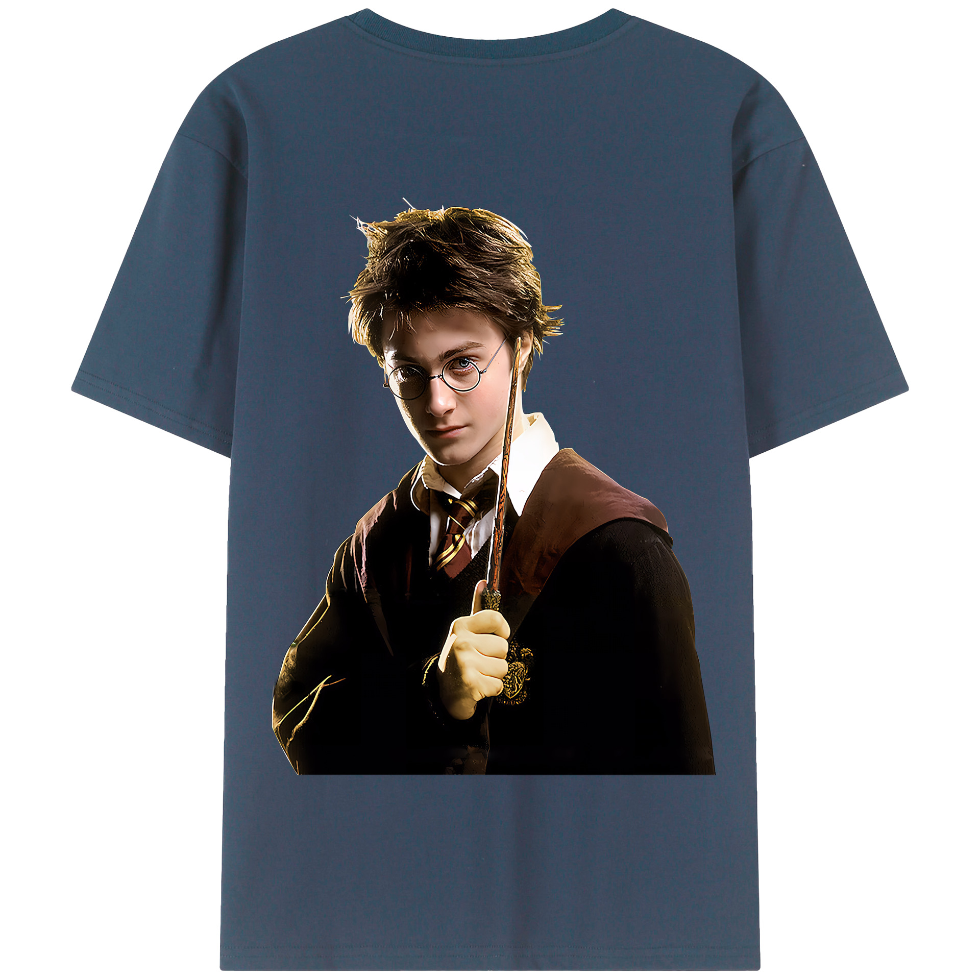 （画像用） Harry Potter ハリー・ポッターシリーズ 綿100％半袖Tシャツ（背面プリント）